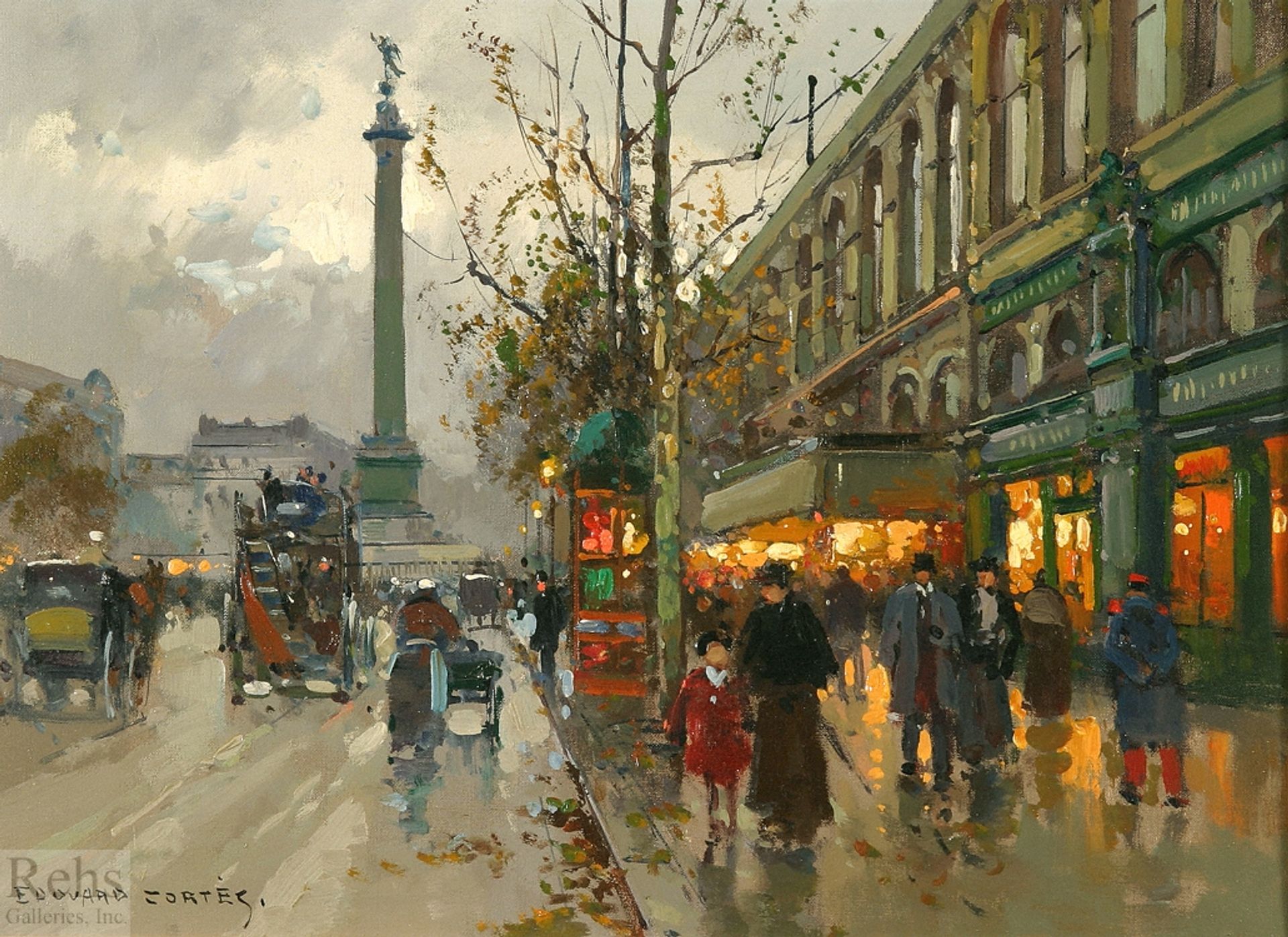 Place de la Bastille by Edouard Cortes