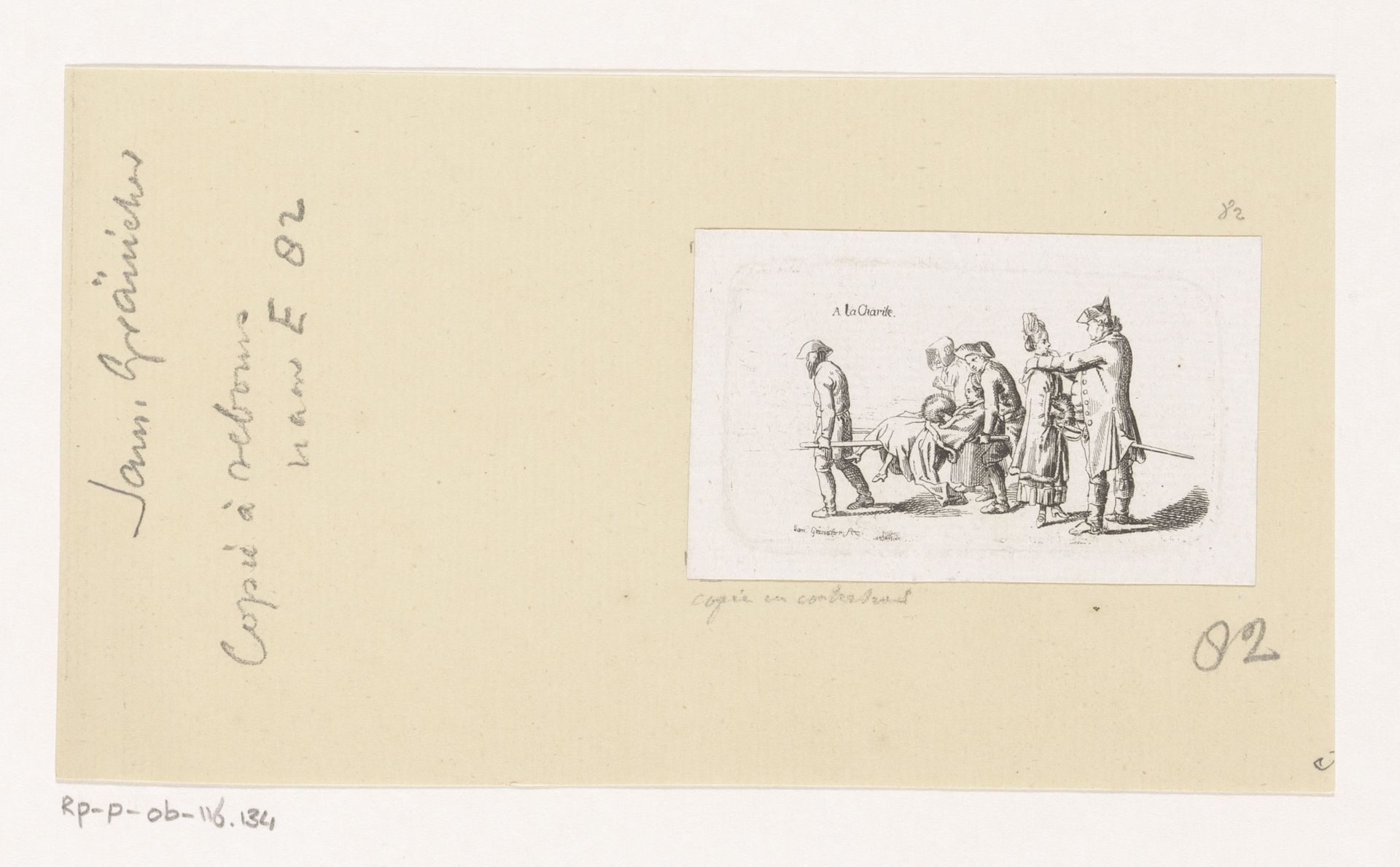 Vrouw gedragen op een draagbaar by Samuel Gränicher