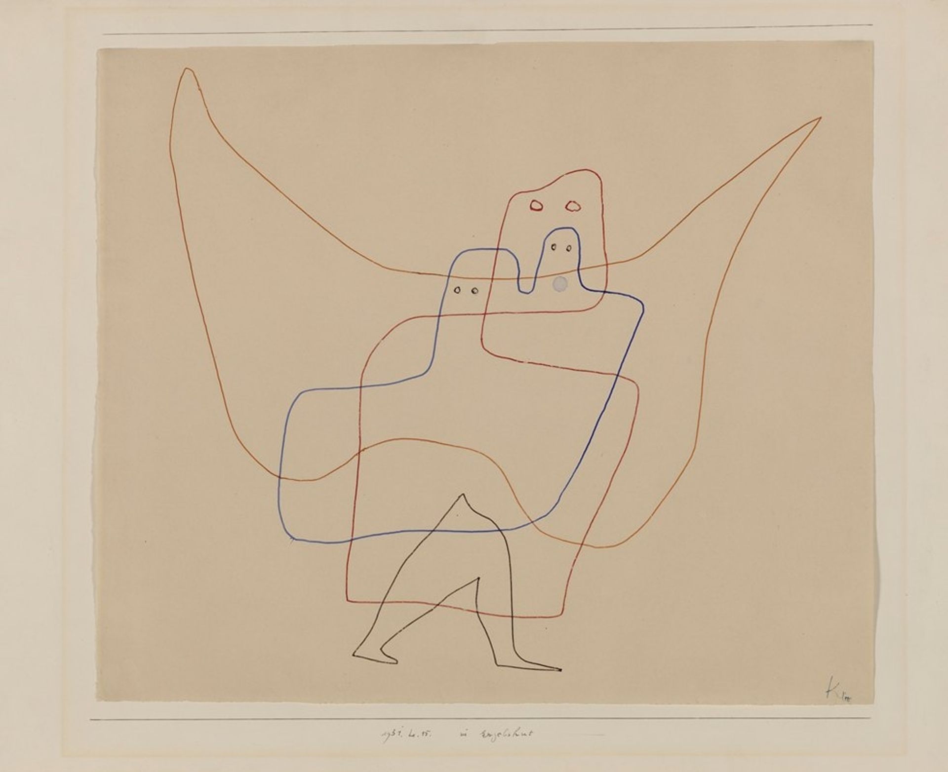 In Angel’s Care by Paul Klee