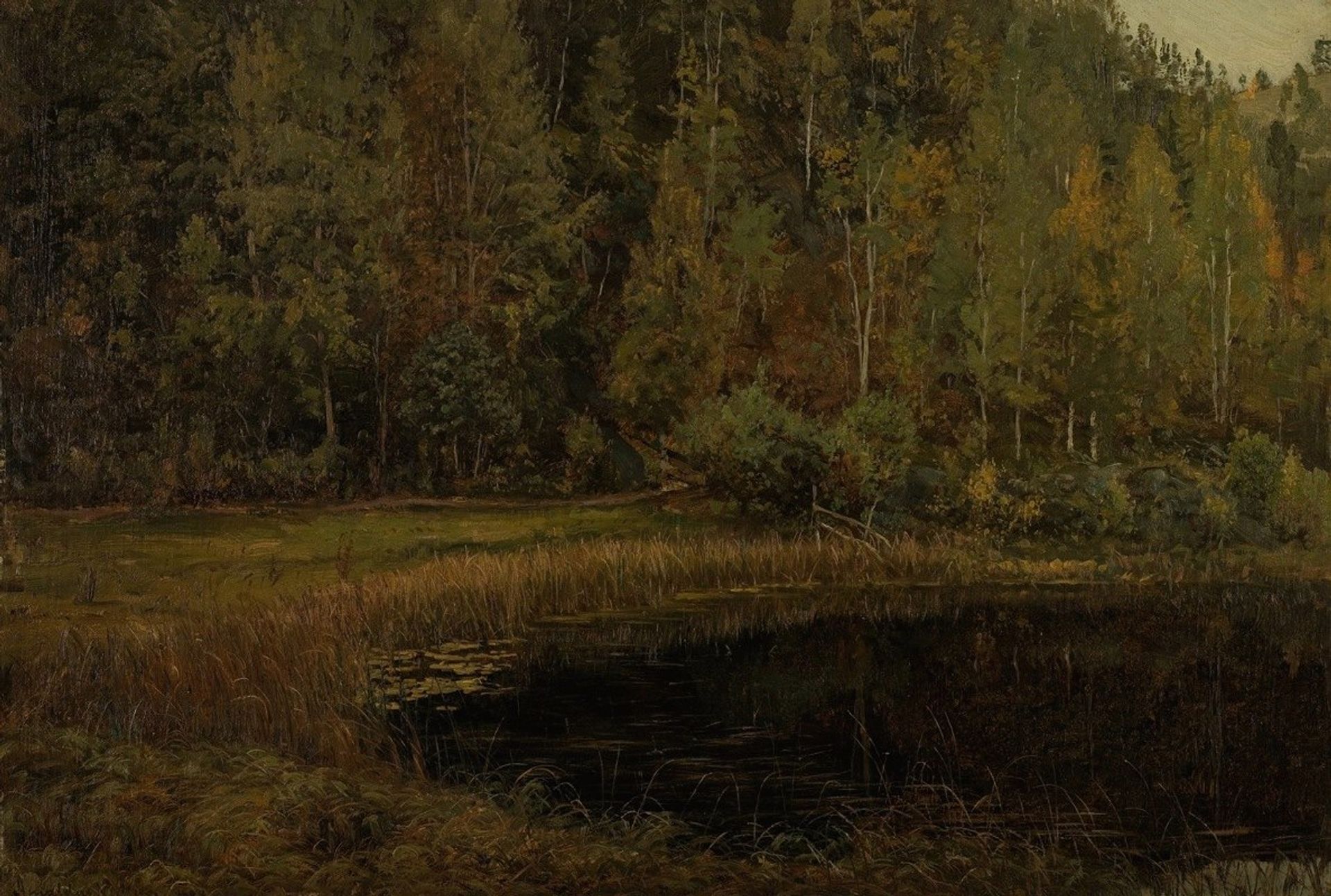 Høst ved Risør by Amaldus Nielsen
