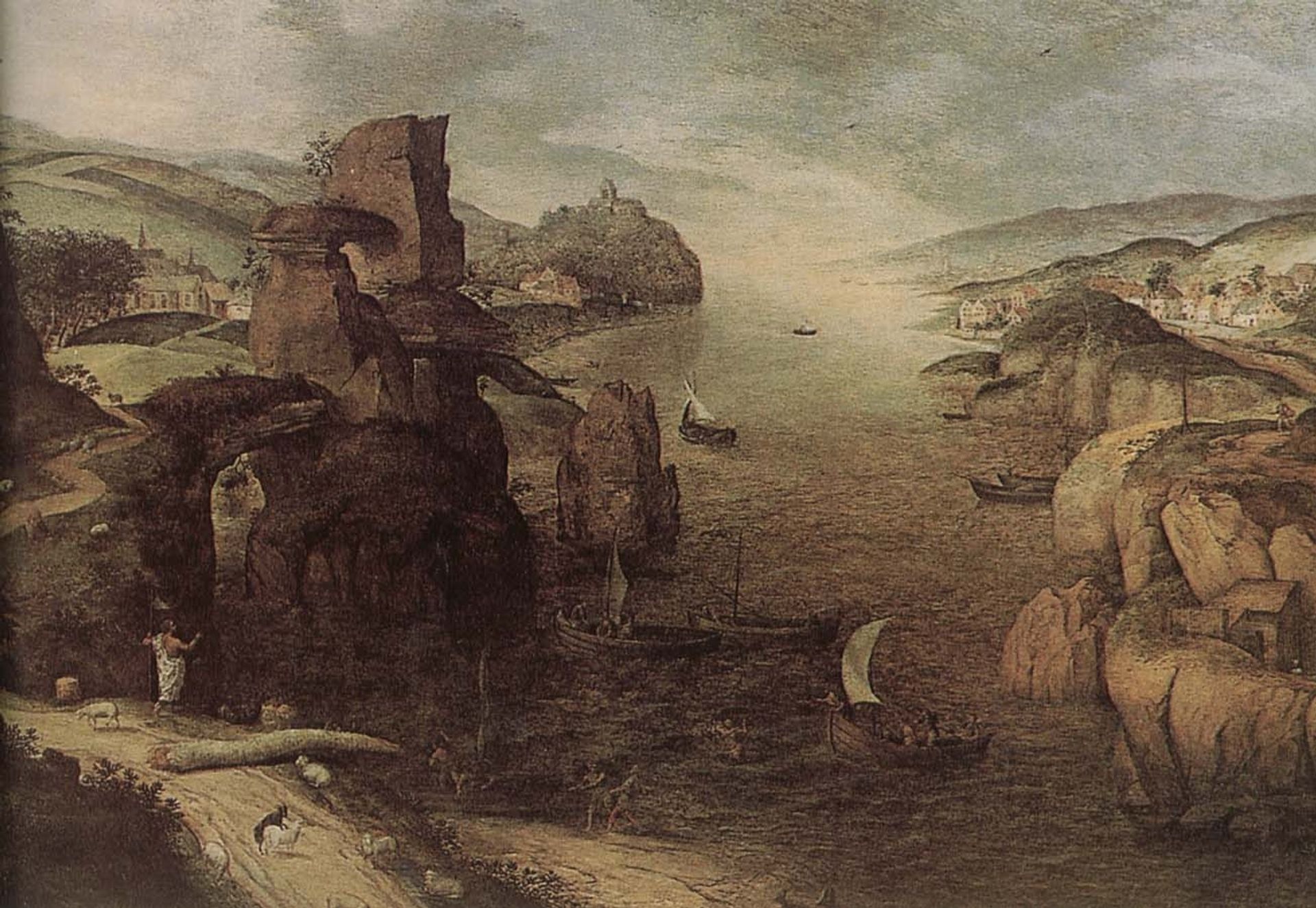Landscape with Christ Appearing to the Apostles at the Sea of Tiberias by Pieter Bruegel the Elder