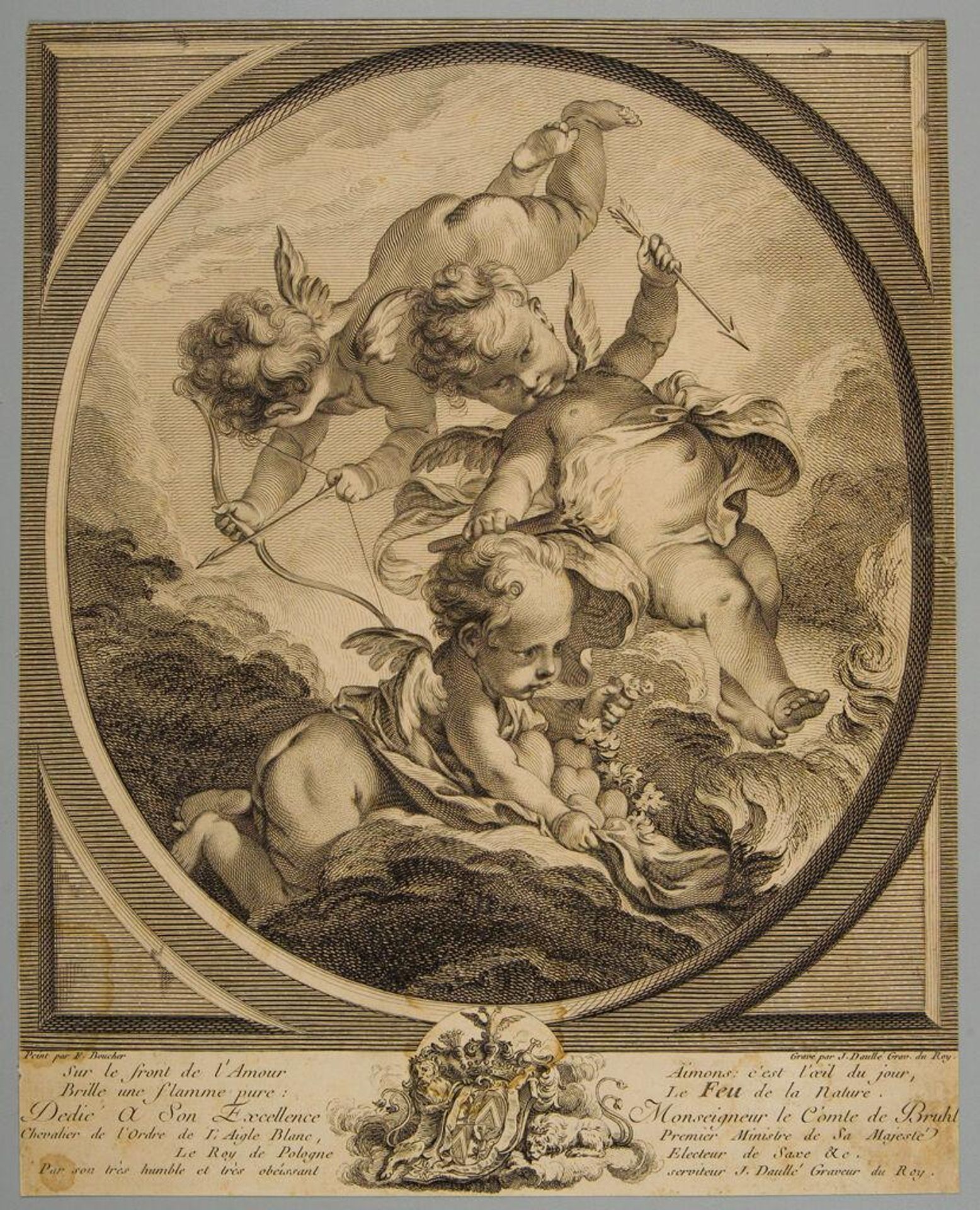 Allegory of Fire by Jean Daullé