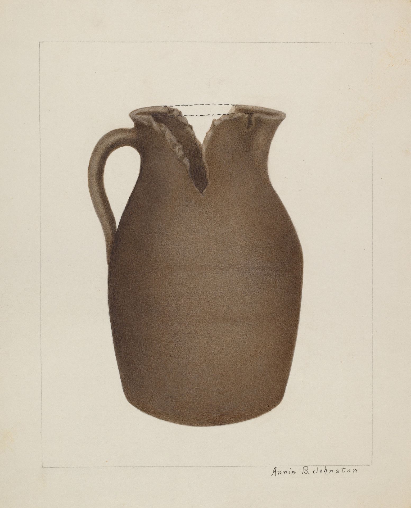 Stoneware Jar by Annie B. Johnston