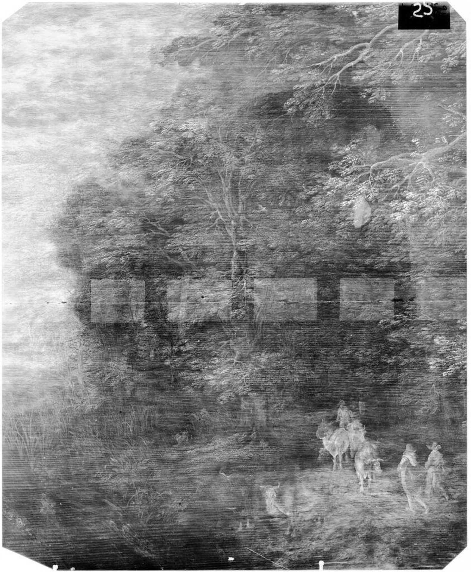 X-radiograph(s) of "Lanscape" by Artist of original: Jan Brueghel the Elder