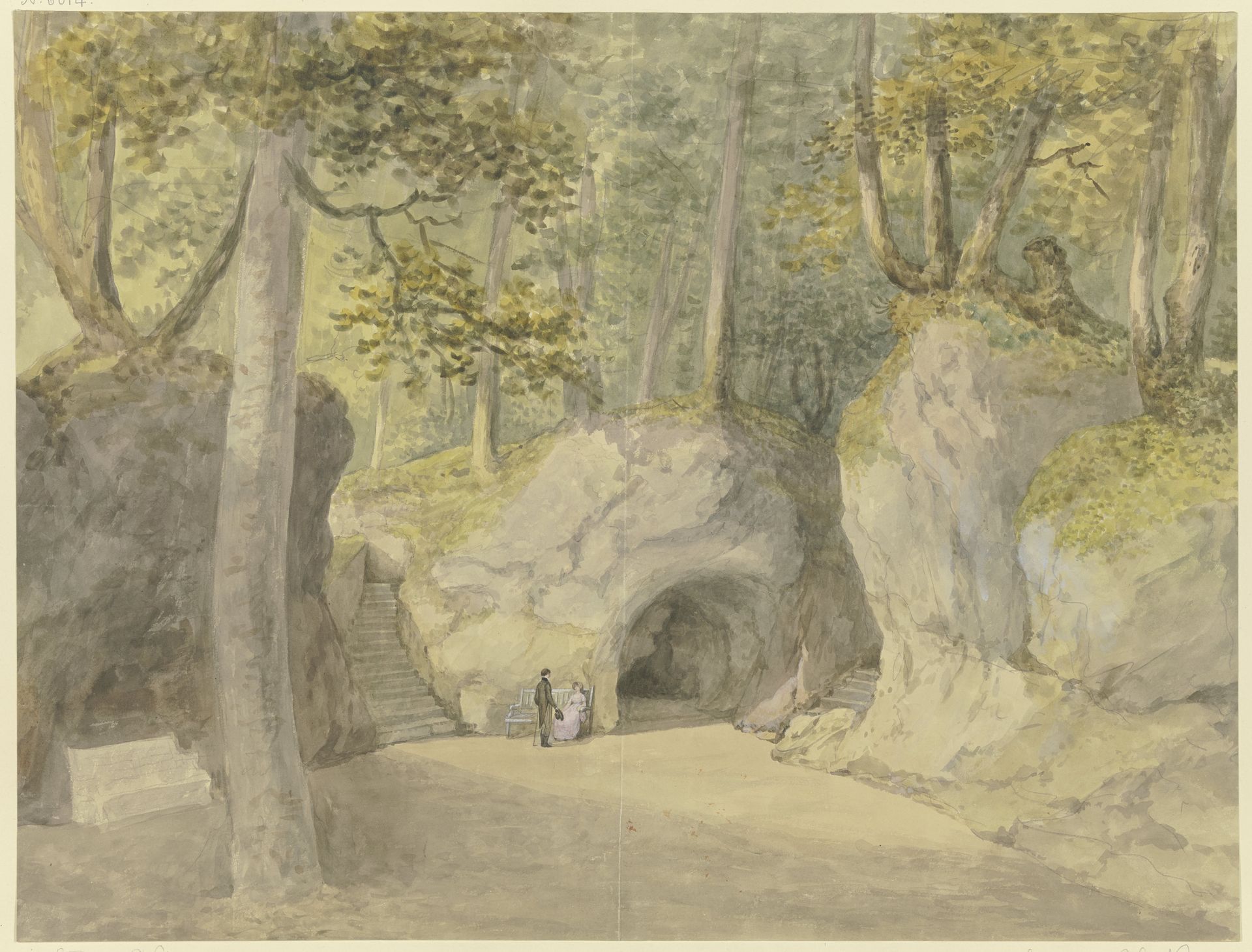 Die Kalte Küche im Weimarer Park by Georg Melchior Kraus