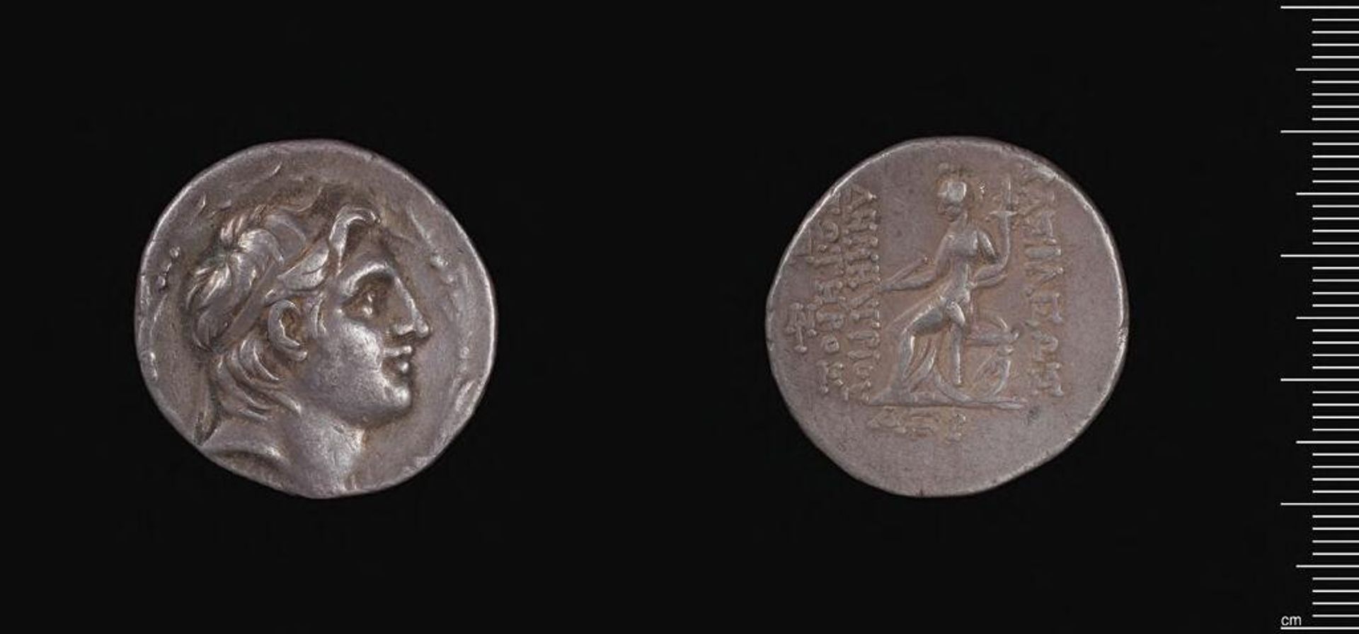 Tetradrachm of Demetrios I by Demetrios I of Syria