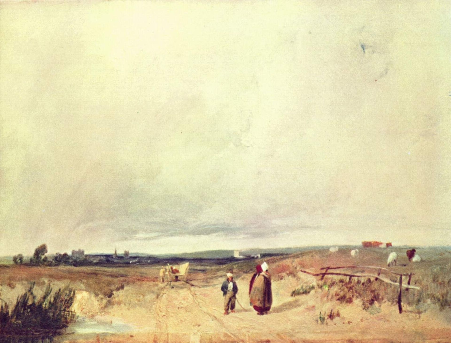 Scene in Normandy by Richard Parkes Bonington
