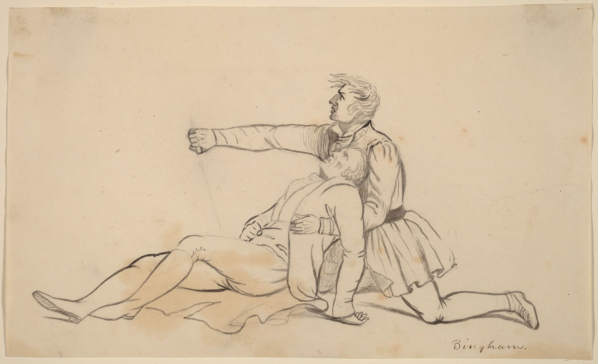 The Death of General Warren by George Caleb Bingham