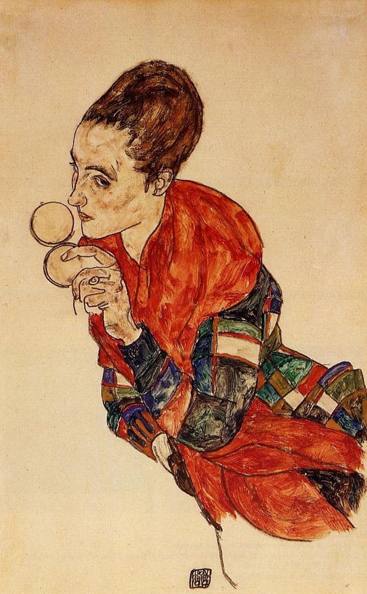 Portrait of the Actress Marga Boerner by Egon Schiele