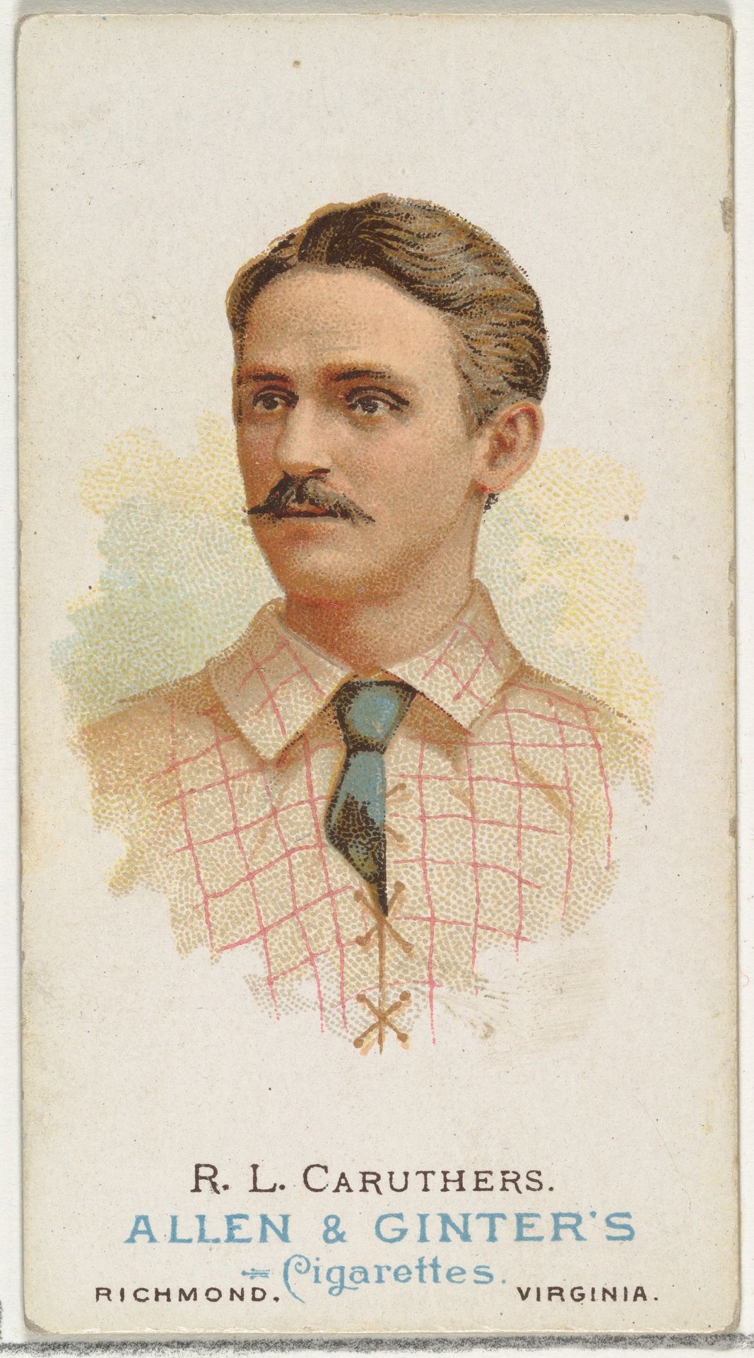 Robert Lee "Bob" Caruthers, Baseball Player, from World's Champions, Series 1 (N28) for Allen & Ginter Cigarettes by Allen & Ginter