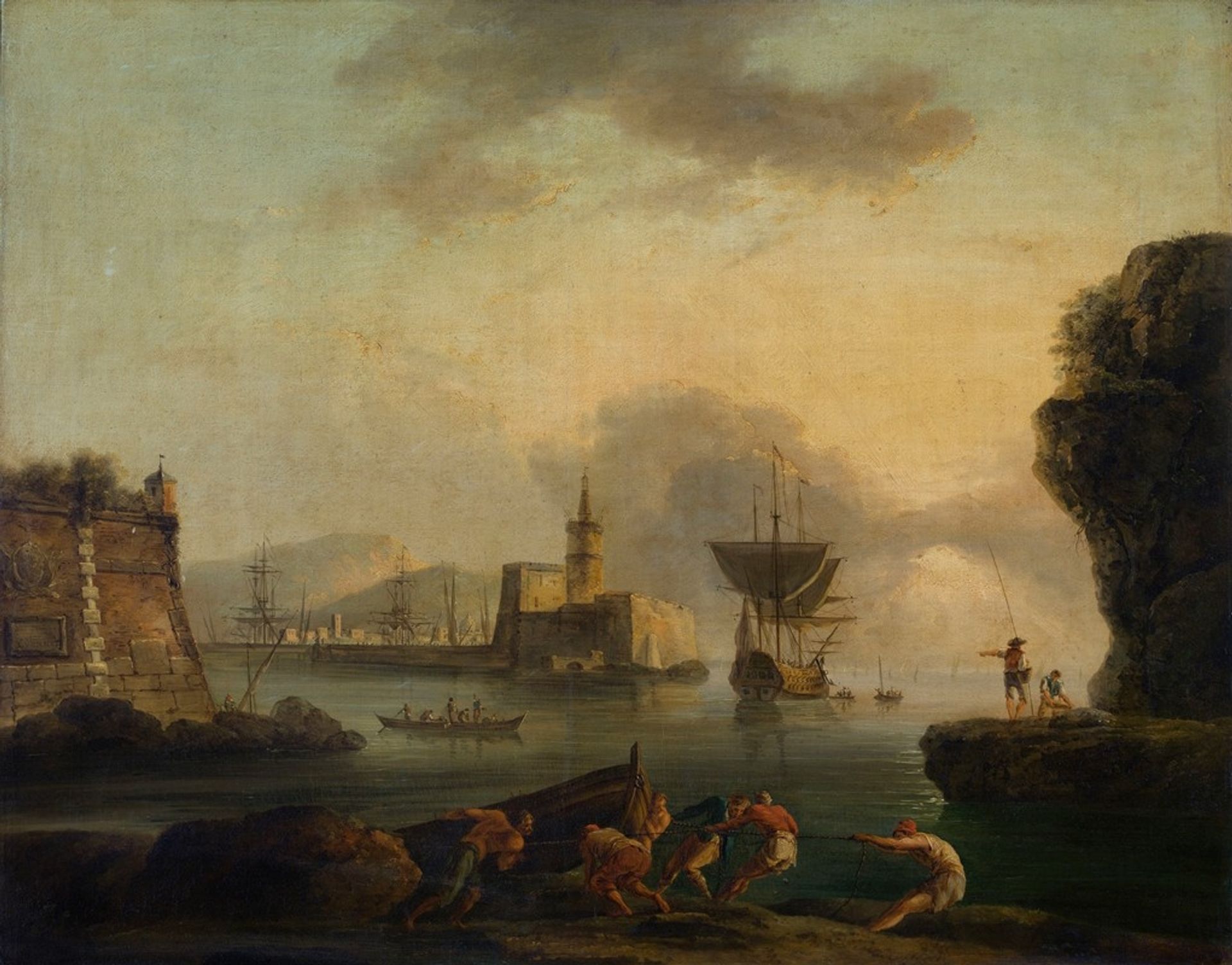 Naples by Claude-Joseph Vernet