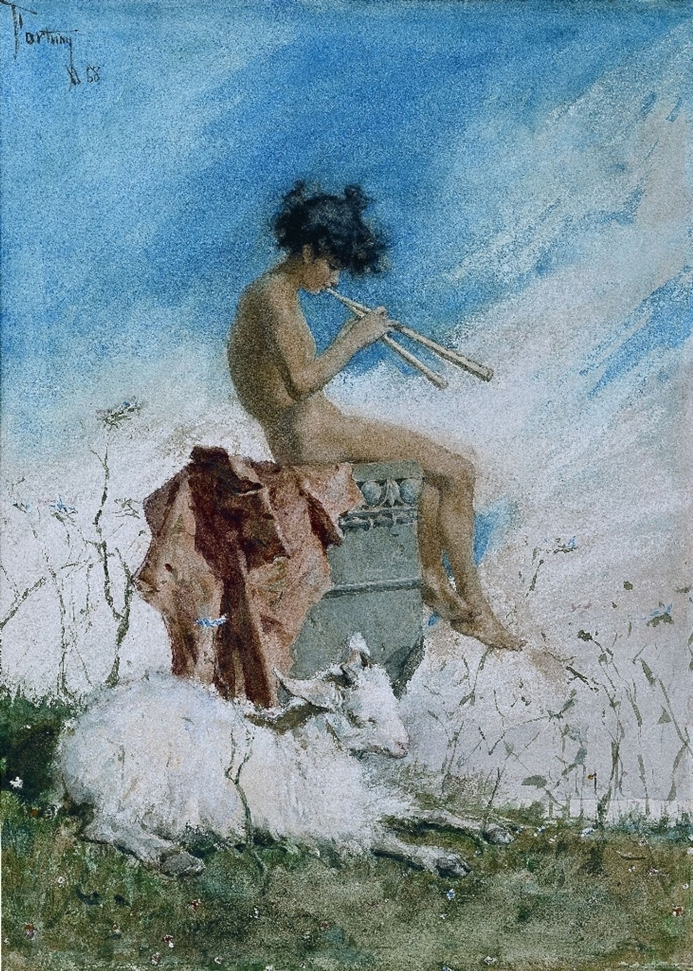 Idylle by Mariano Fortuny Marsal