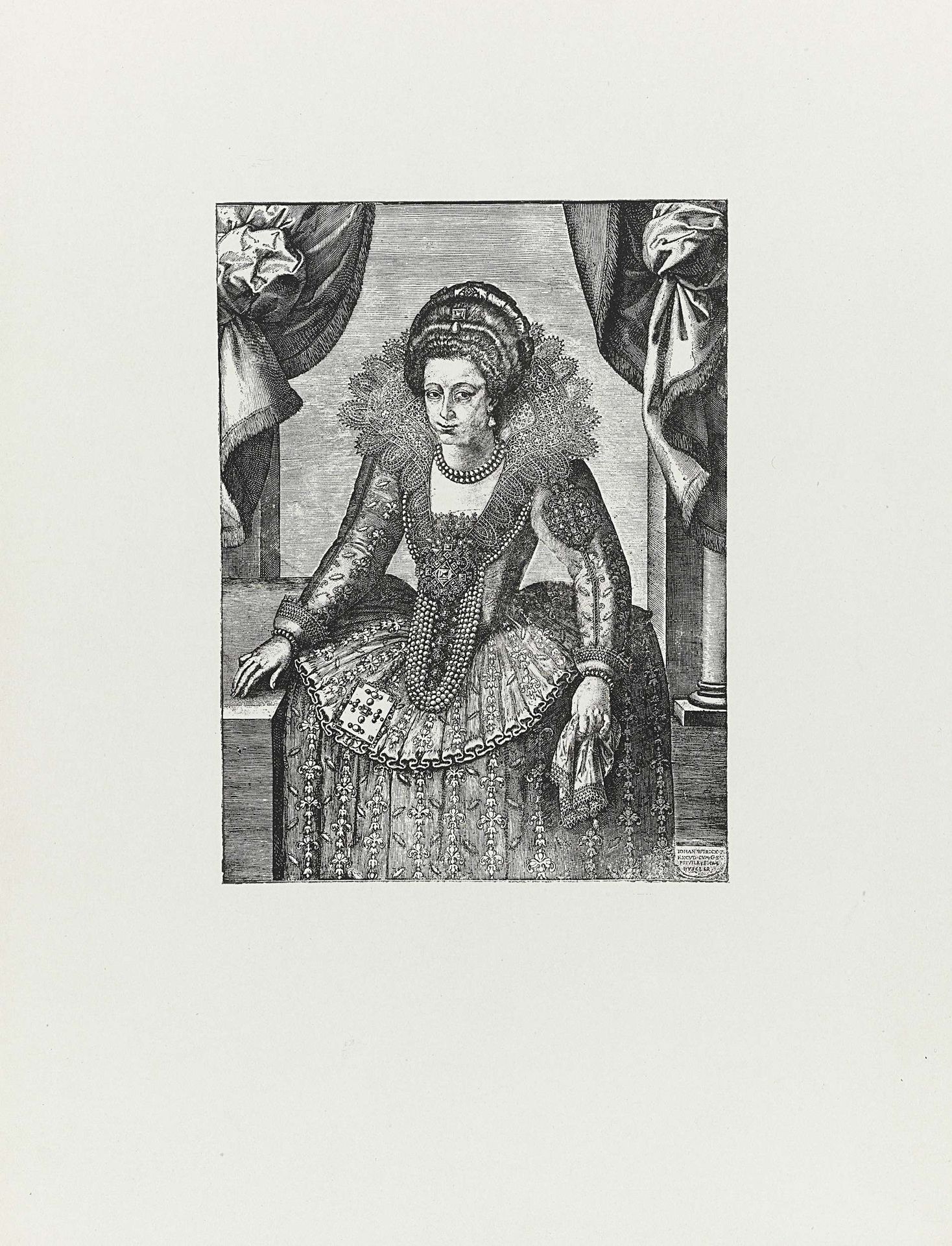 Portret van Eleonora van Bourbon by Anonymous