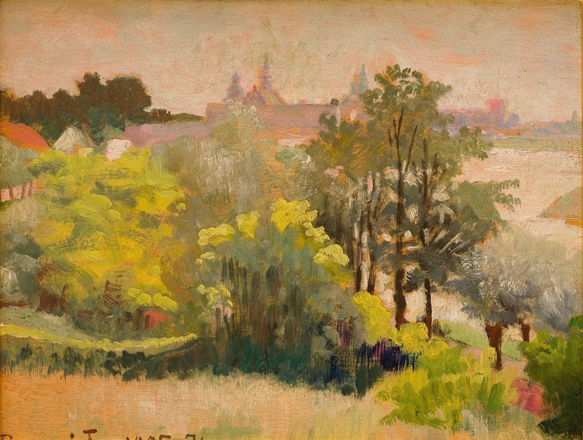 View of Krakow from Zwierzyniec by Jacek Malczewski