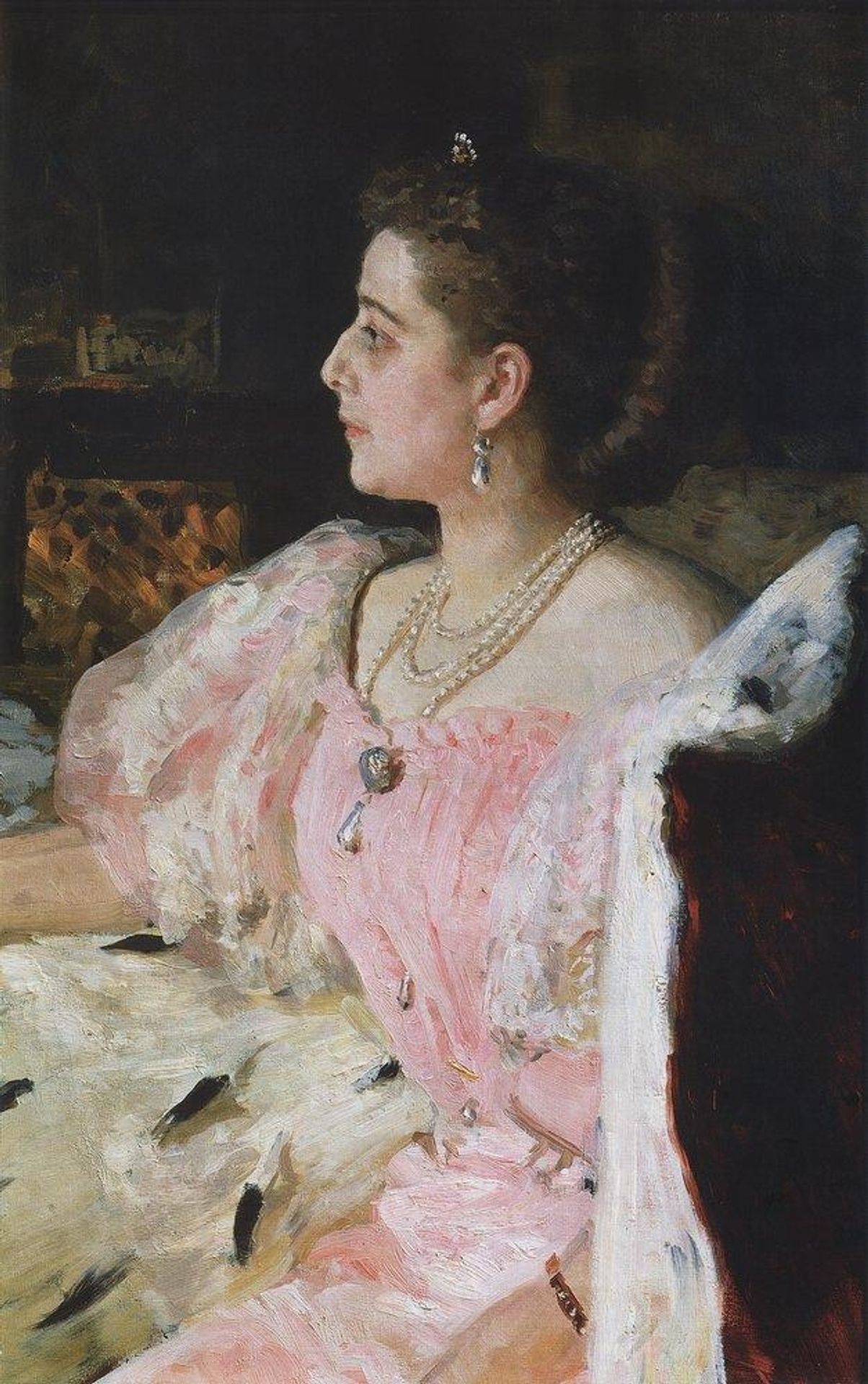 Portrait of Countess Natalia Golovina by Ilya Repin