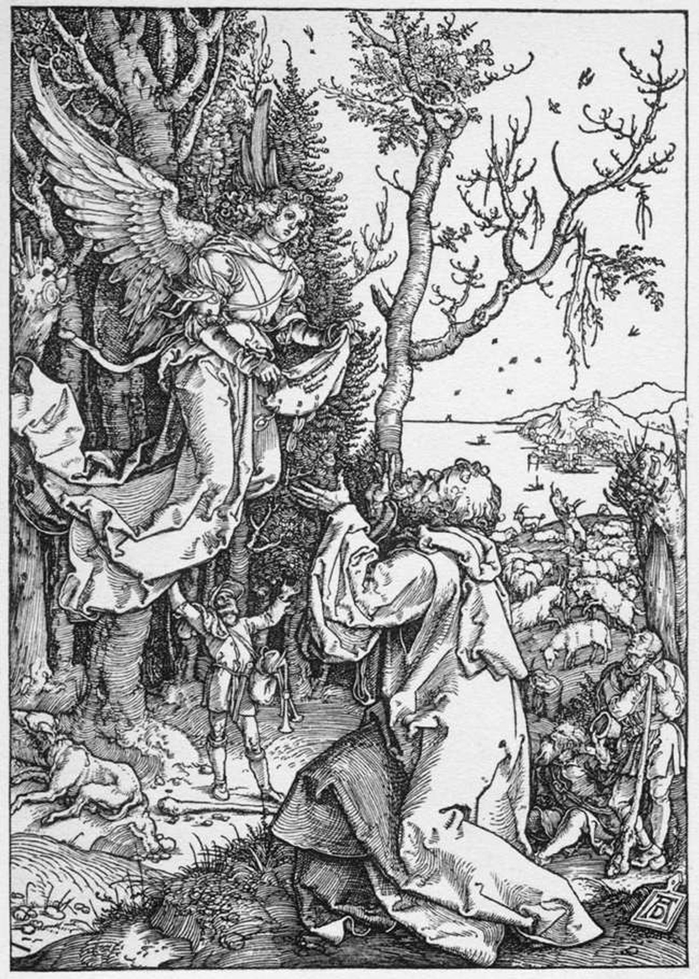 Joachim and the Angel from the 'Life of the Virgin' by Albrecht Durer