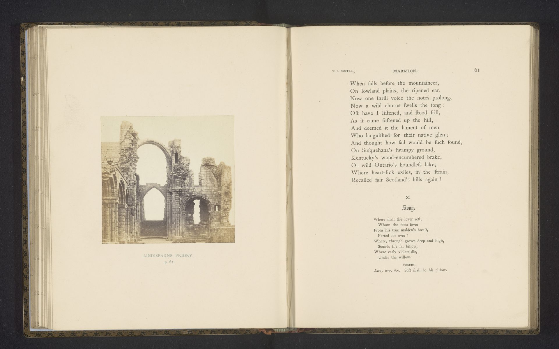 Lindisfarne Priory by Thomas Annan