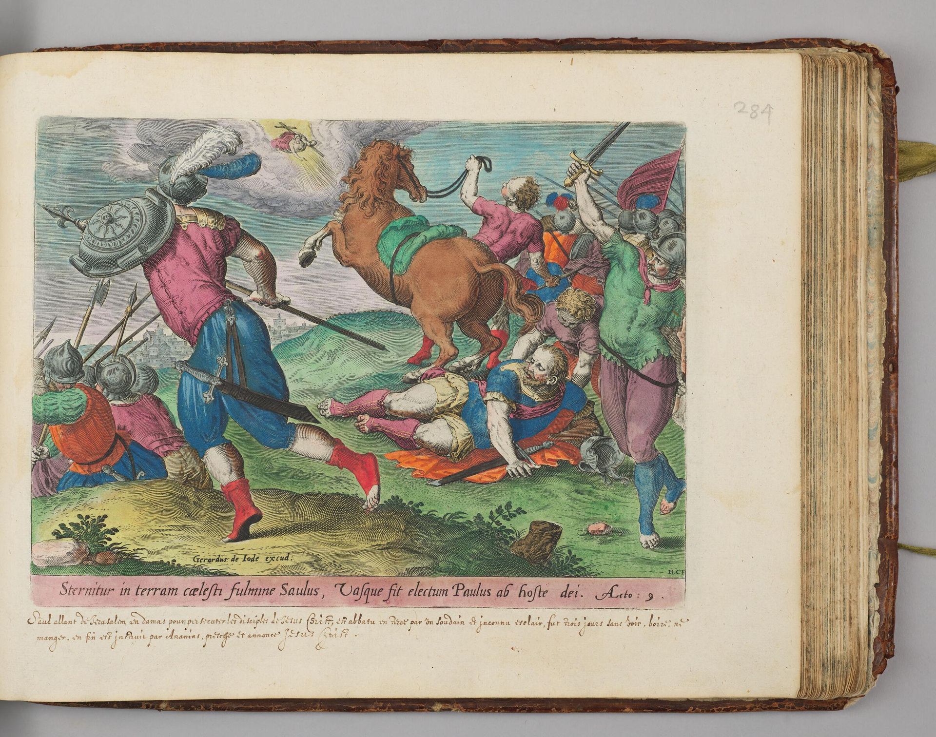 The Conversion of Saul by Hans Collaert the Elder