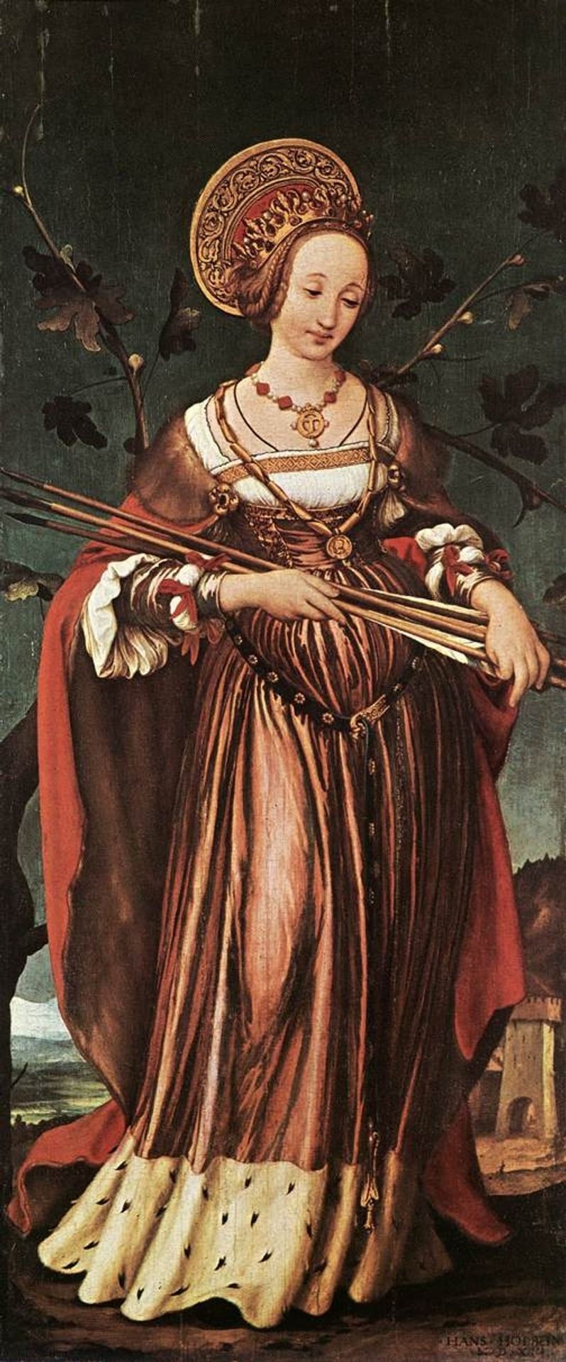 St. Ursula by Hans Holbein the Younger