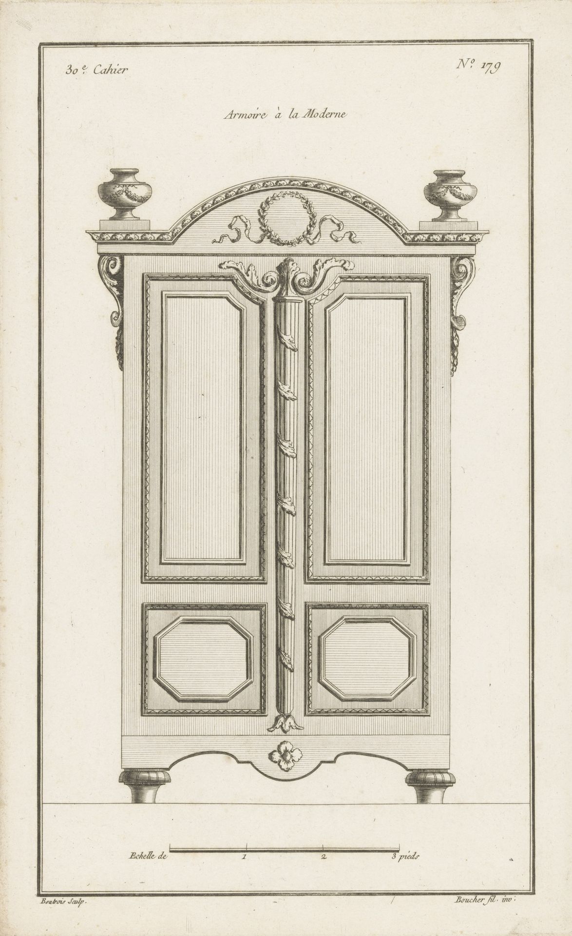 Kast met vazen by Philibert Boutrois