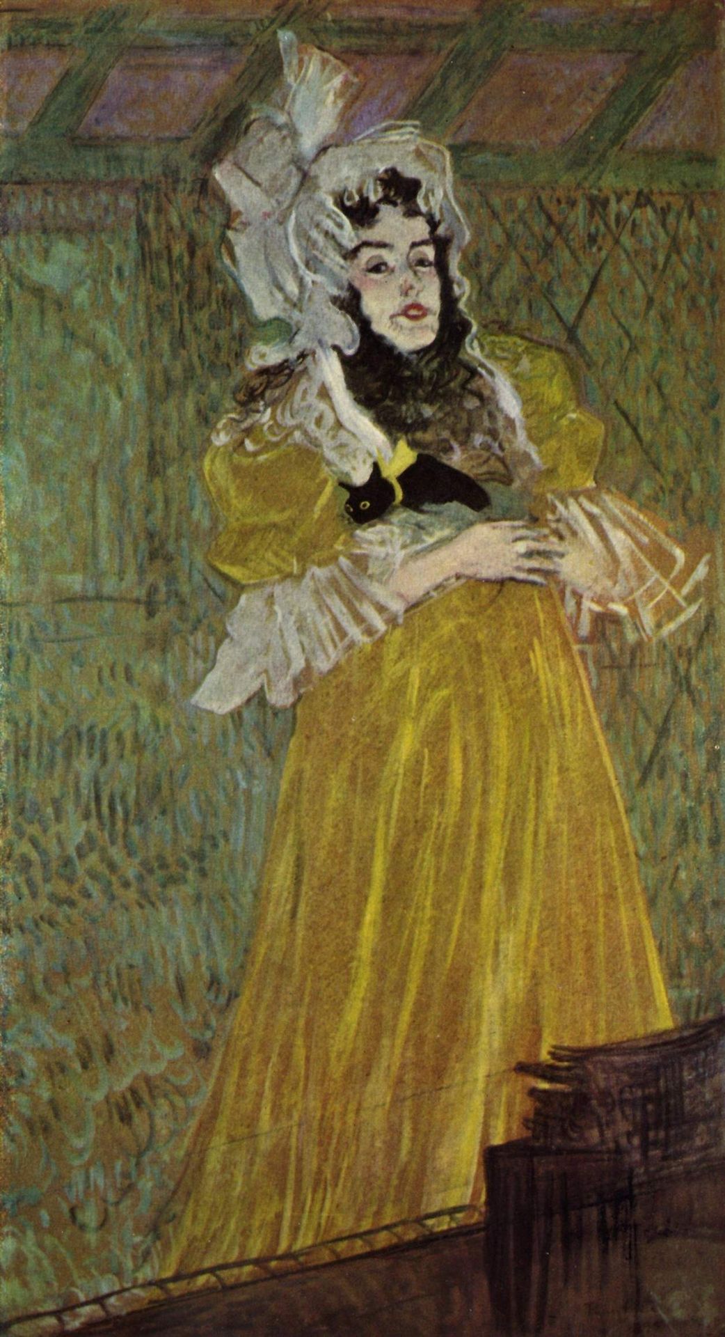 Portrait of Miss May Belfort by Henri de Toulouse-Lautrec