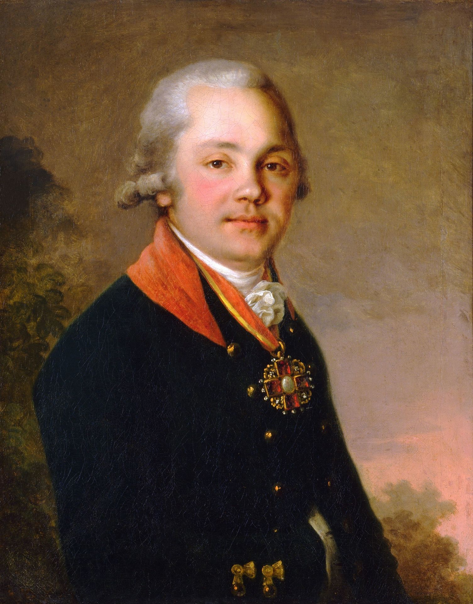 Portrait of Alexander Dmitrievich Arseniev by Vladimir Borovikovsky