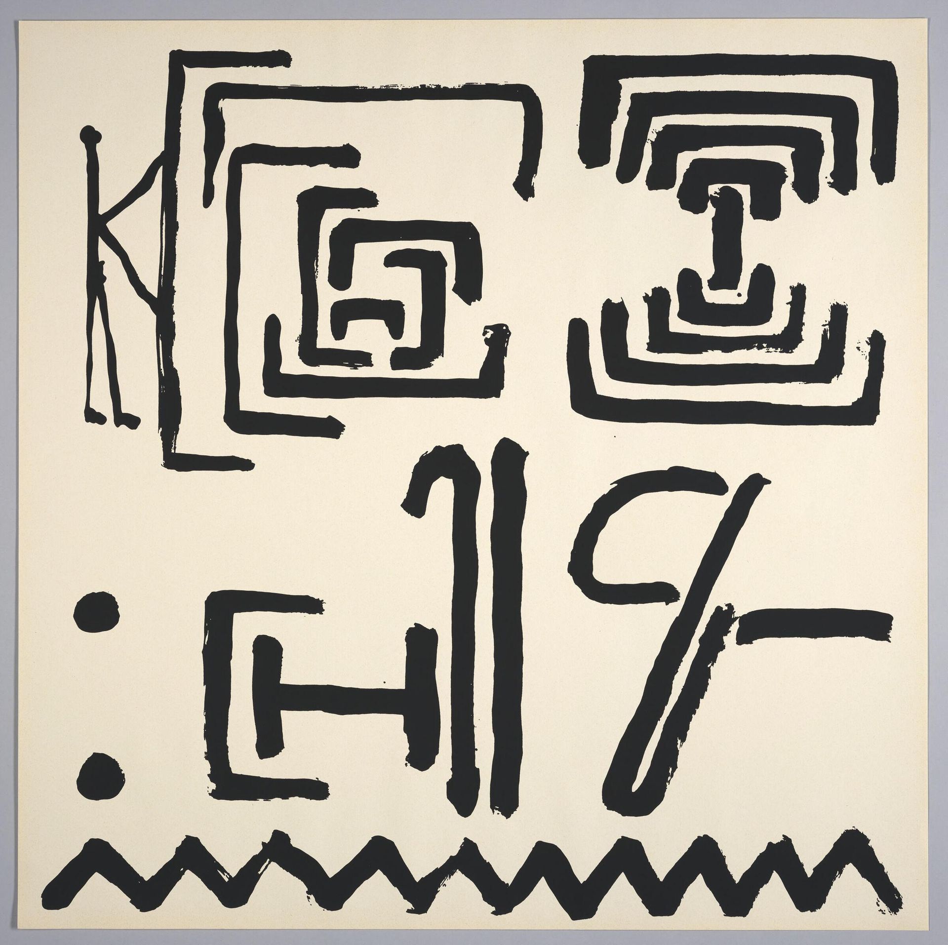 Untitled by A. R. Penck