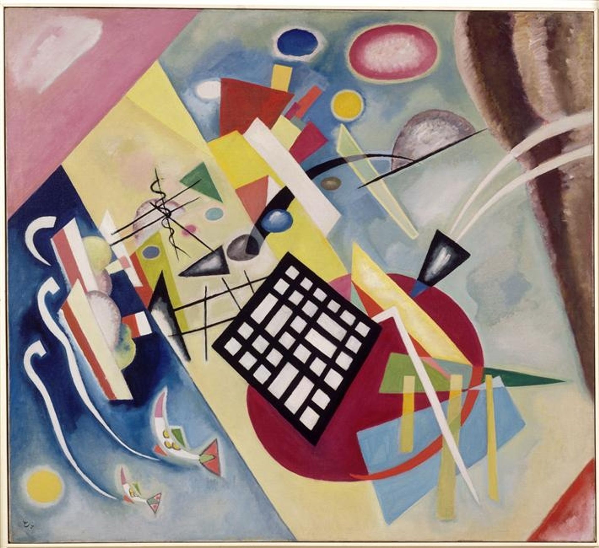 Black Frame by Wassily Kandinsky