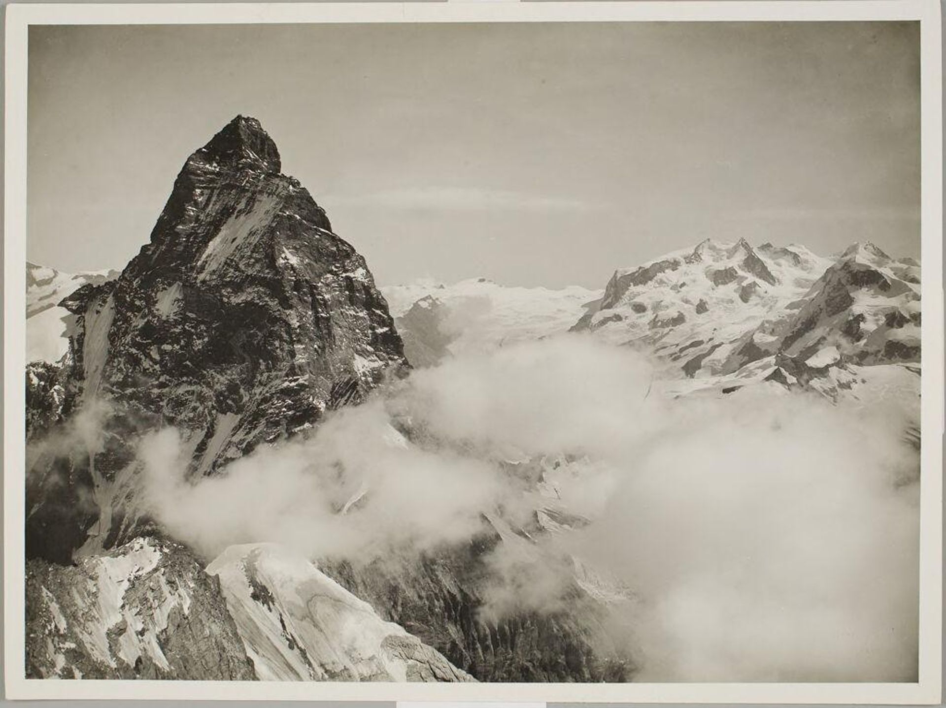 Matterhorn and Monte Rosa, Zermatt District, High Alps by Vittorio Sella