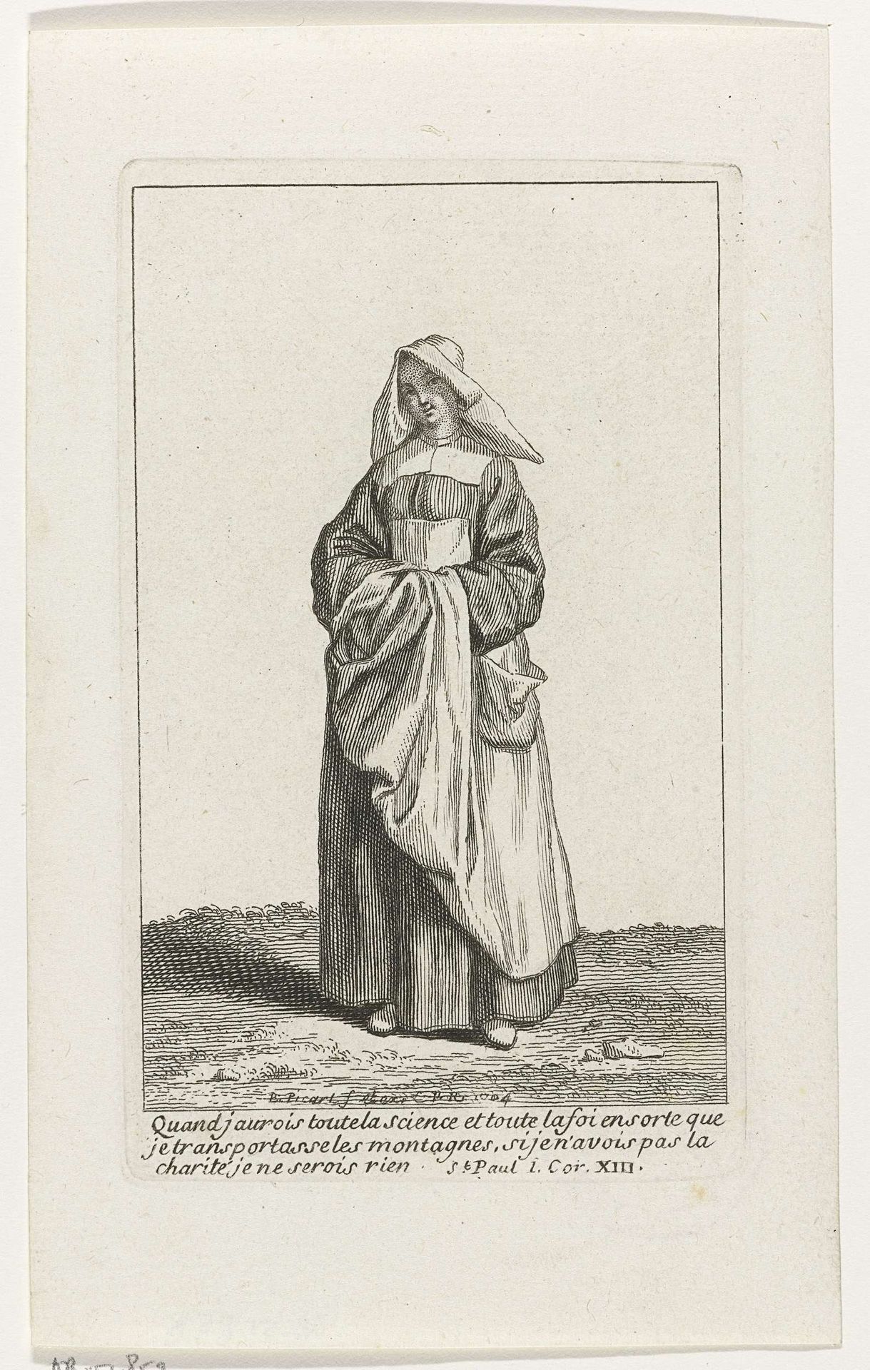 Non in eigentijds kostuum by Bernard Picart