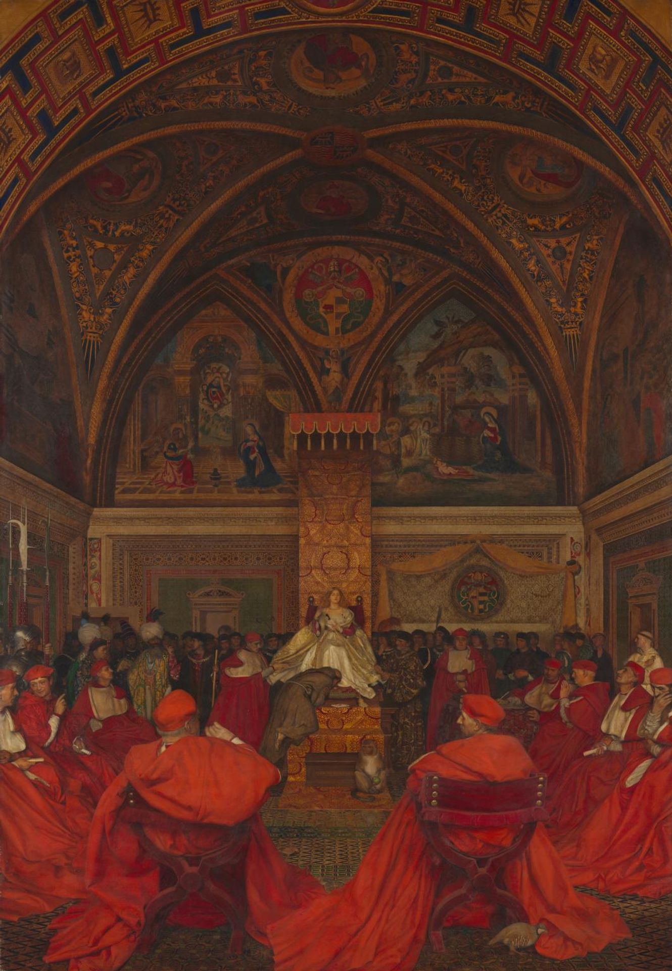 Lucretia Borgia Reigns in the Vatican in the Absence of Pope Alexander VI by Frank Cadogan Cowper