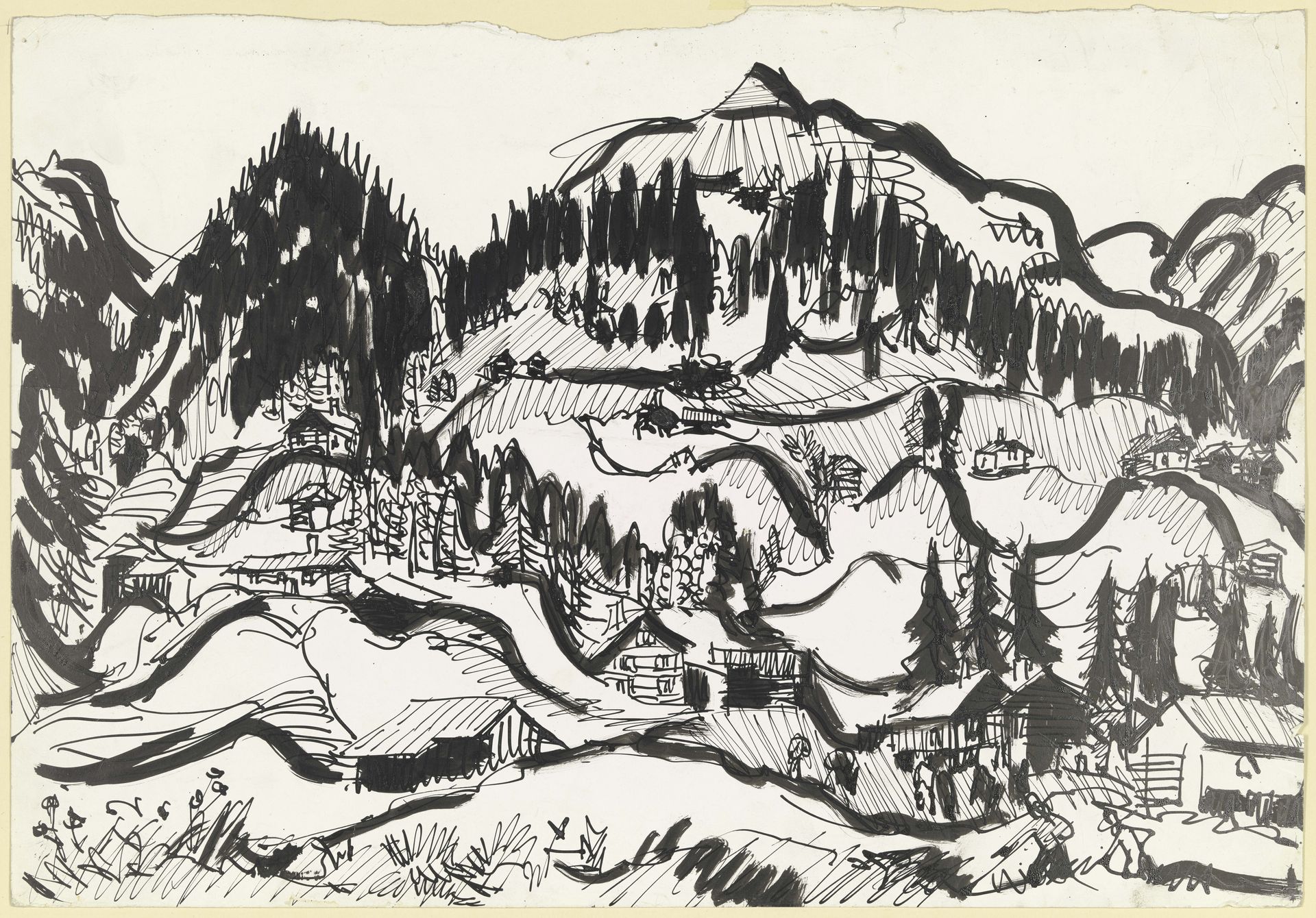 Frauenkirch by Ernst Ludwig Kirchner