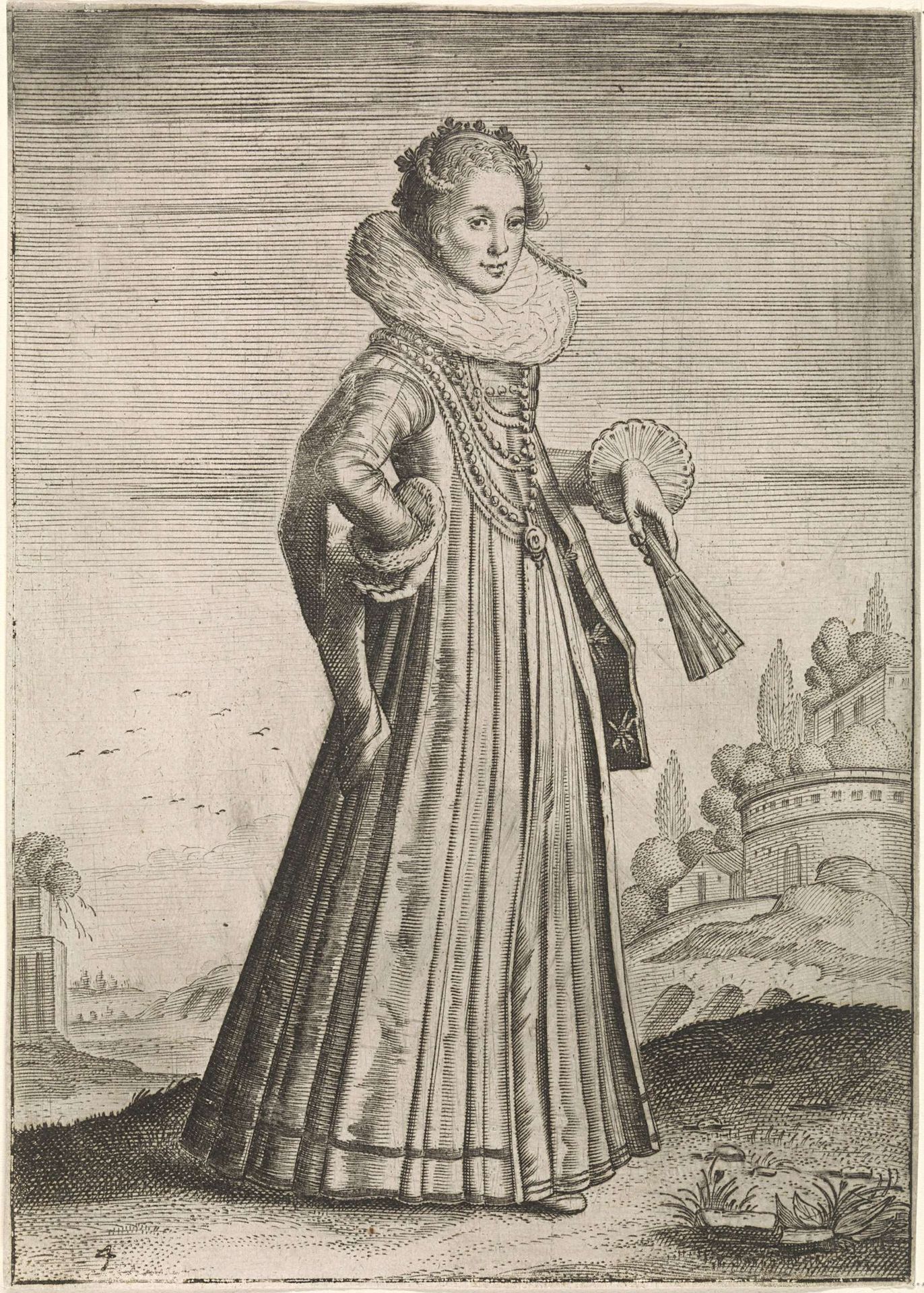 Habitus et cultus Matronarum Nobilu et Rusticarum (Clothing and Manners of Noblewomen and Countrywomen) by Adriaen Matham