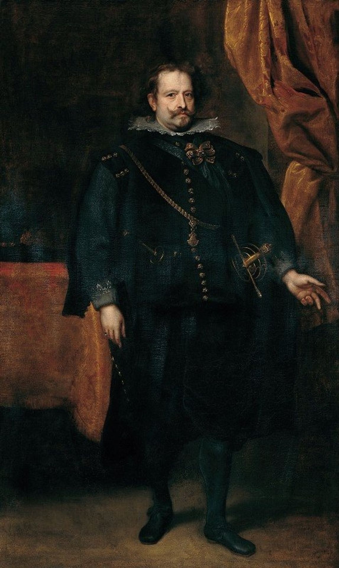 Diego De Mexía, Marquess Of Leganés by Anthony van Dyck