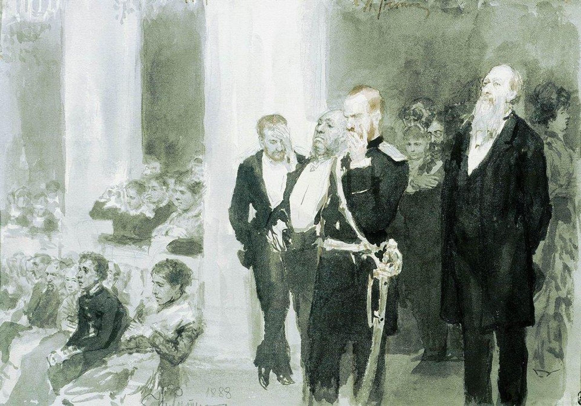 The Concert in the Assembly of Nobility by Ilya Repin