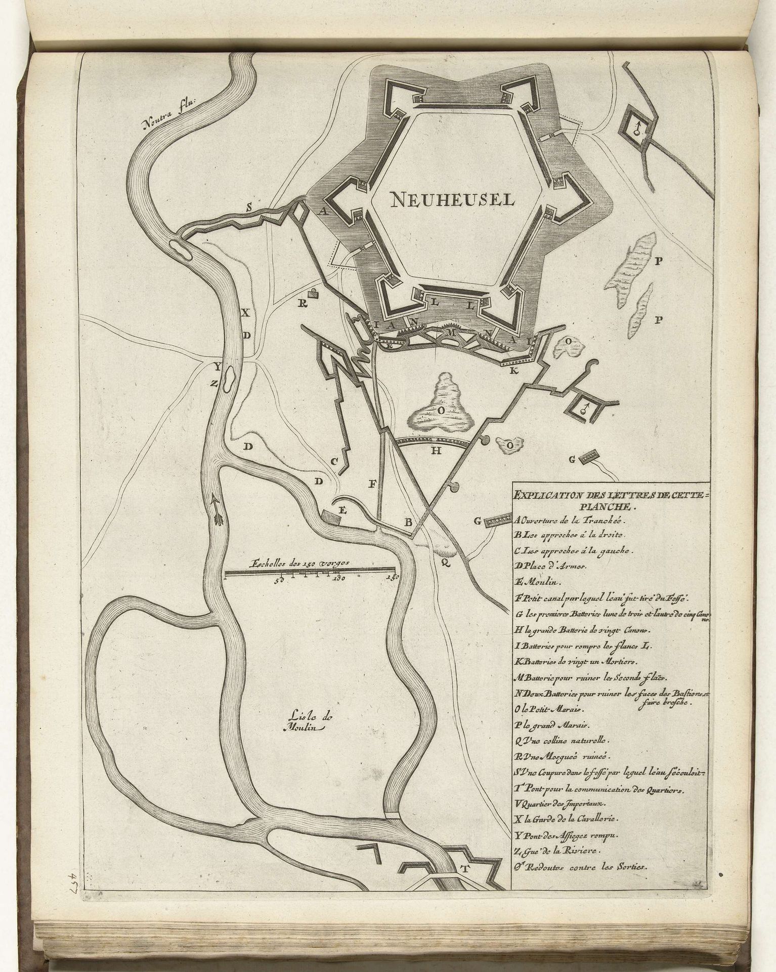 Plattegrond van Neuhäusel, 1726 by Anonymous