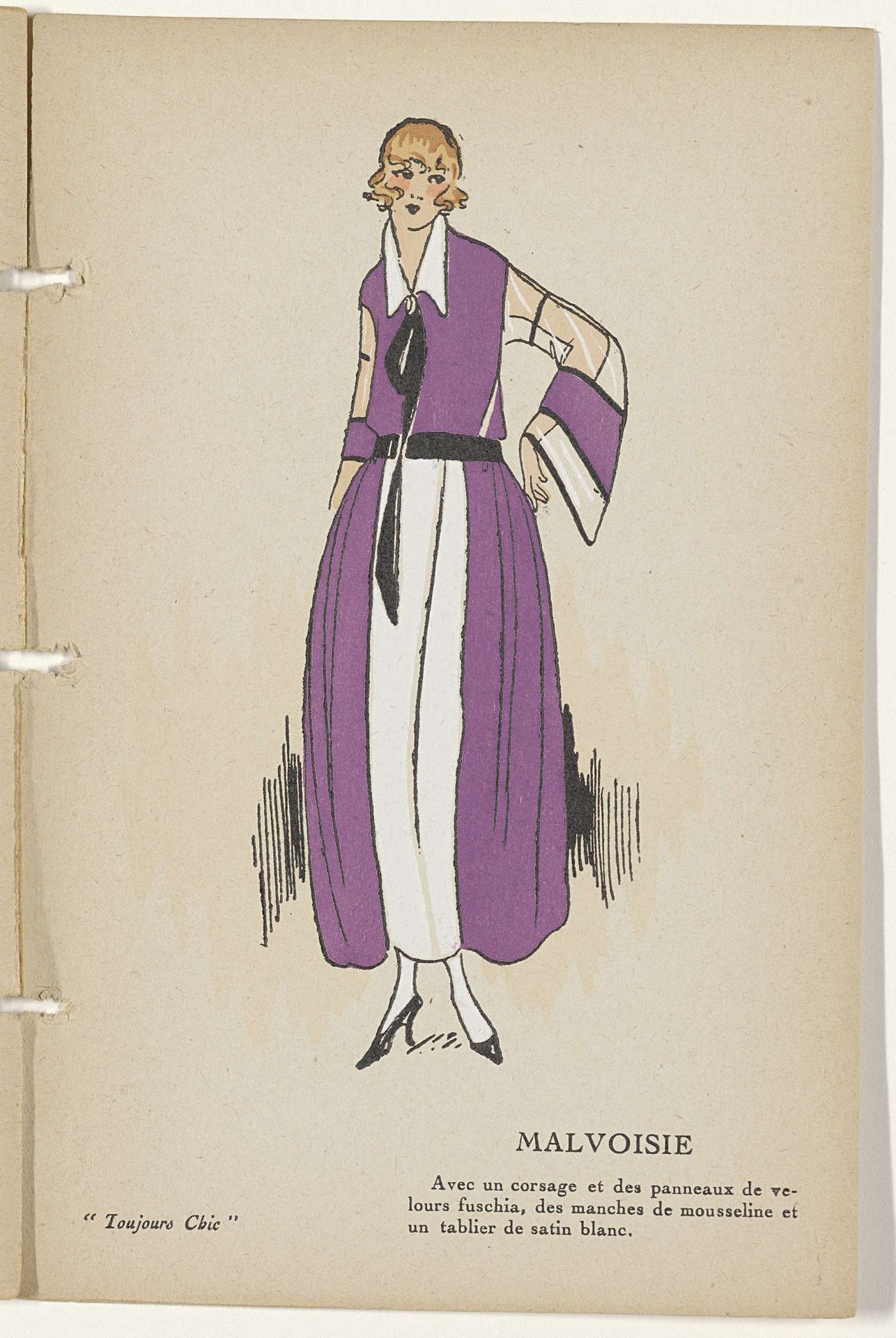 Toujours Chic Les Robes, Hiver 1921-1922: Malvoisie by G-P. Joumard