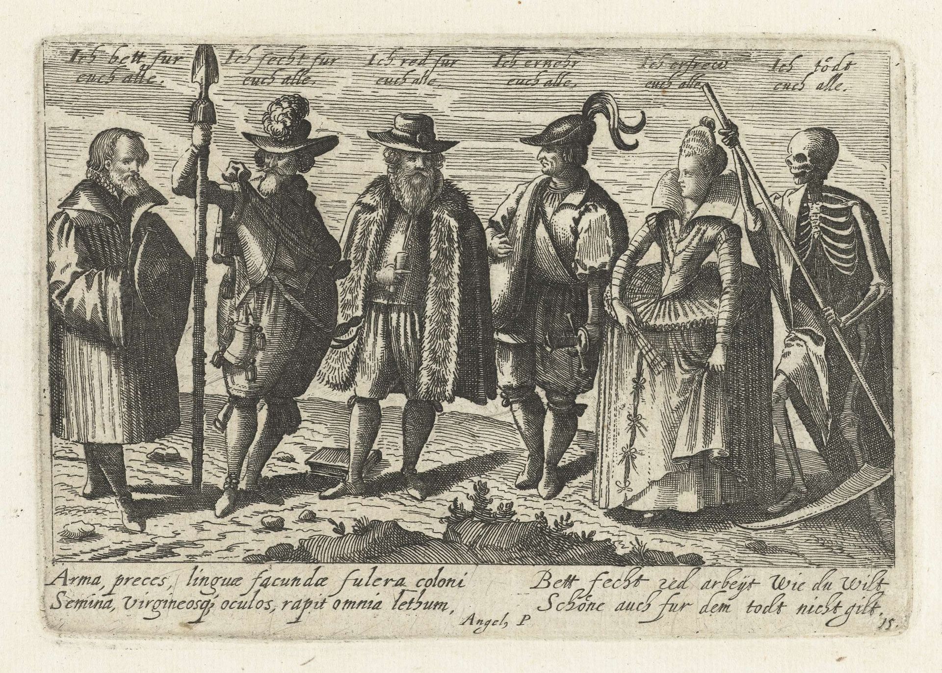 Allegorie op de dood by Jacob van der Heyden