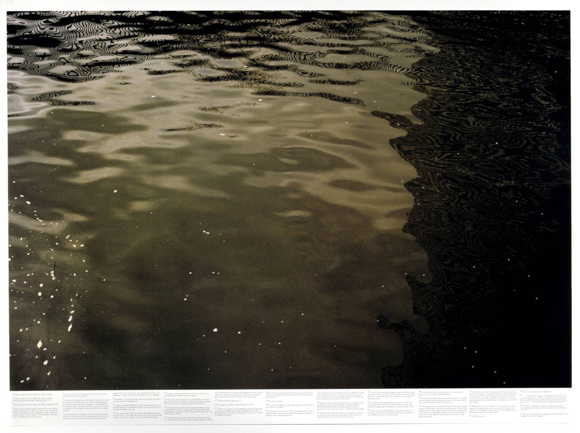 Untitled (from the series Still Water (The River Thames, for Example)) by Roni Horn