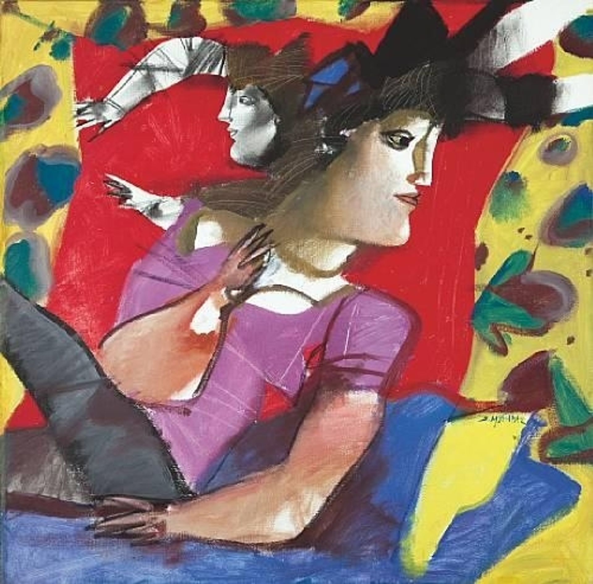 Female figure by Dimitris Mytaras