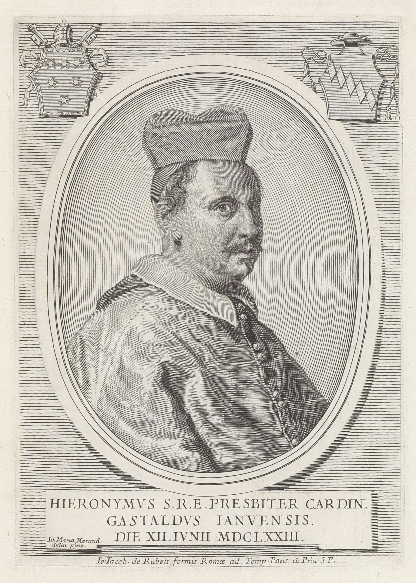 Portret van kardinaal Girolamo Gastaldi by Anonymous