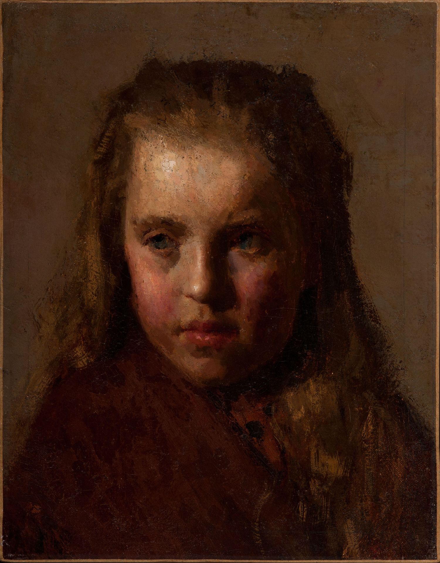 Head of a little girl by Pellizza da Volpedo