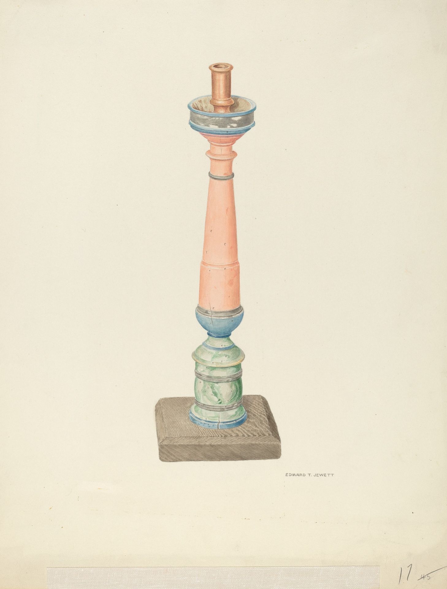 Candlestick (Ecclesiastical) by Edward Jewett