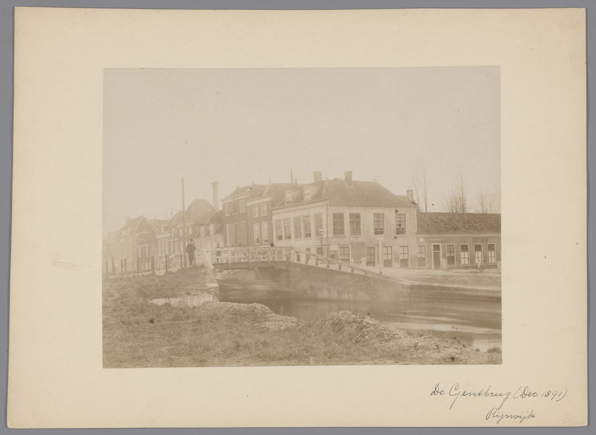 Gezicht op de Geestbrug te Rijswijk by anoniem (Monumentenzorg)
