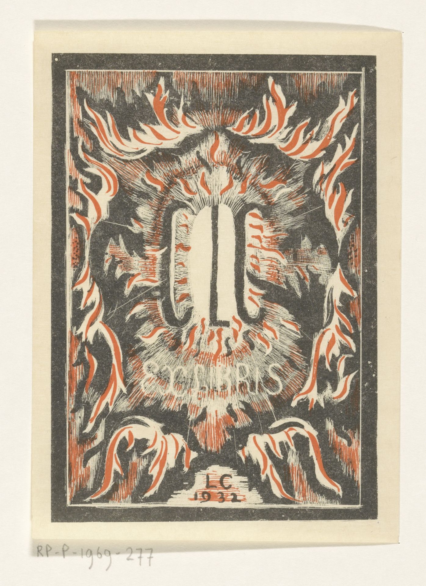 Ex libris van Carel Lion Cachet by Carel Adolph Lion Cachet