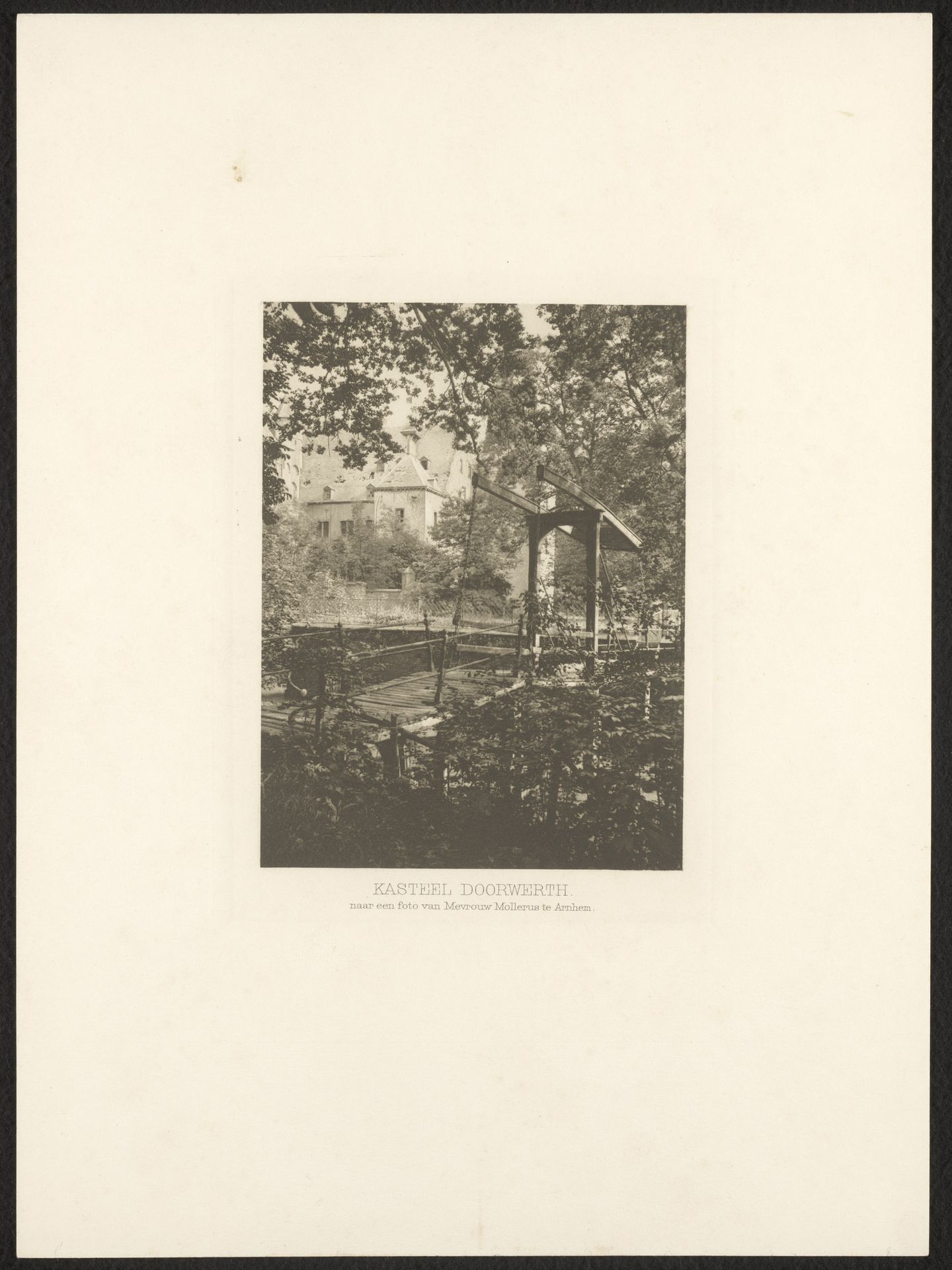 Ophaalbrug bij Kasteel Doorwerth by Mollerus