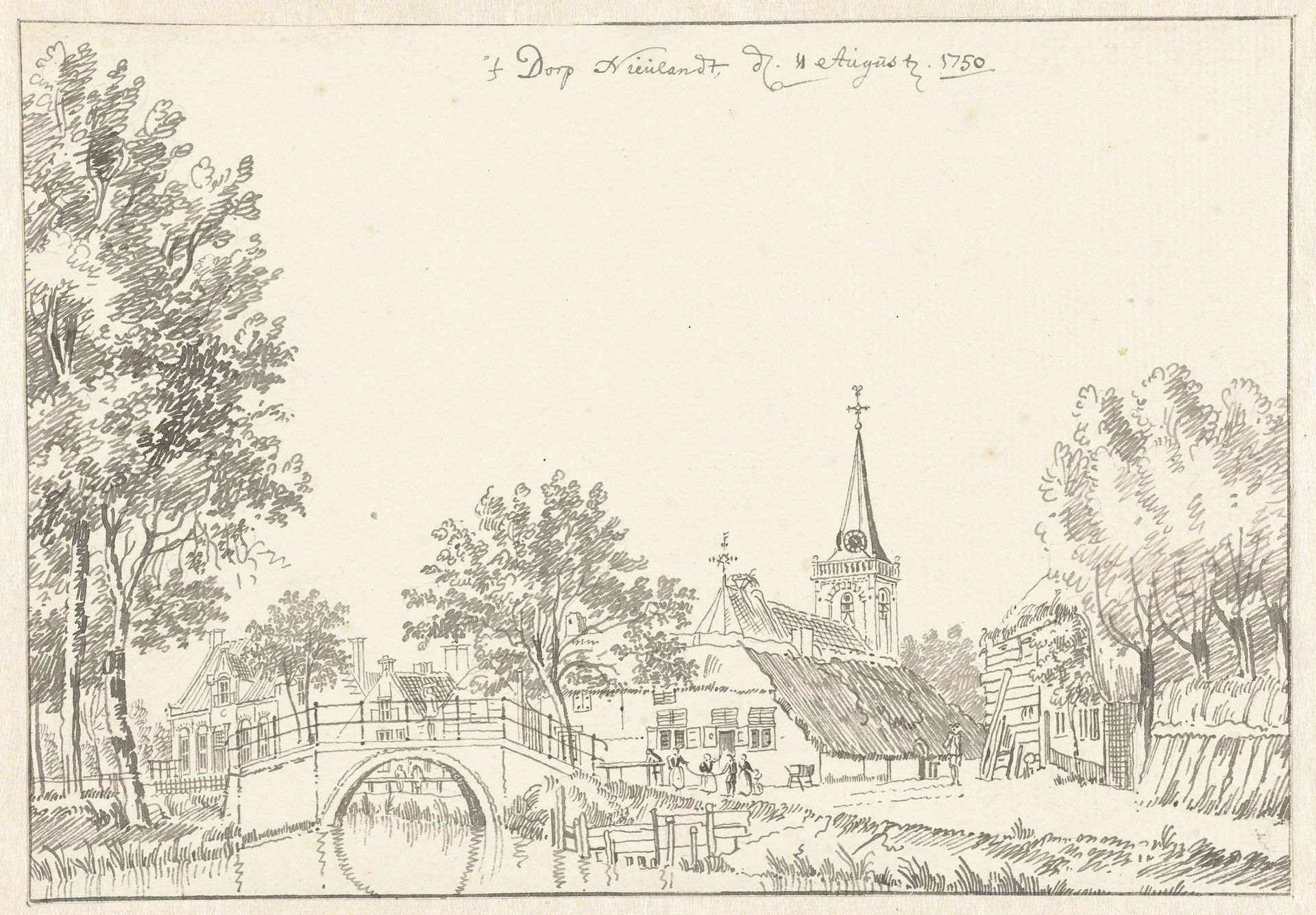 Gezicht te Nieuwland by Jan de Beijer