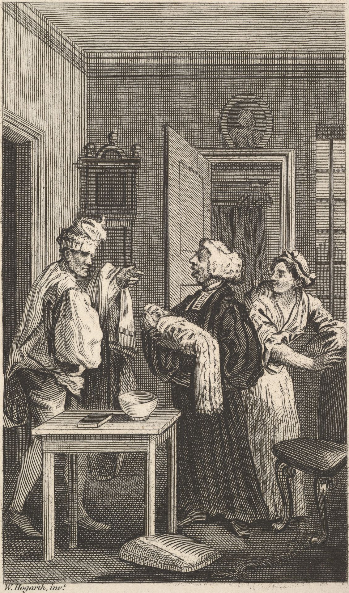 Illustration to "Tristram Shandy," Volume 4 by William Hogarth