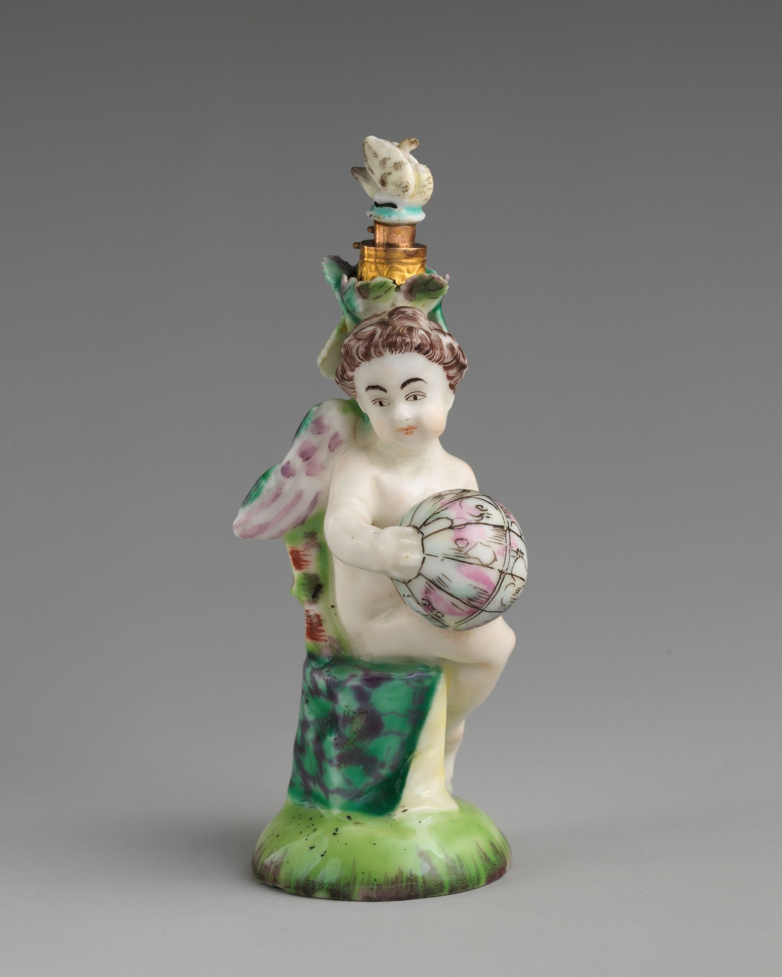 Cupid with globe by Saint James's Factory