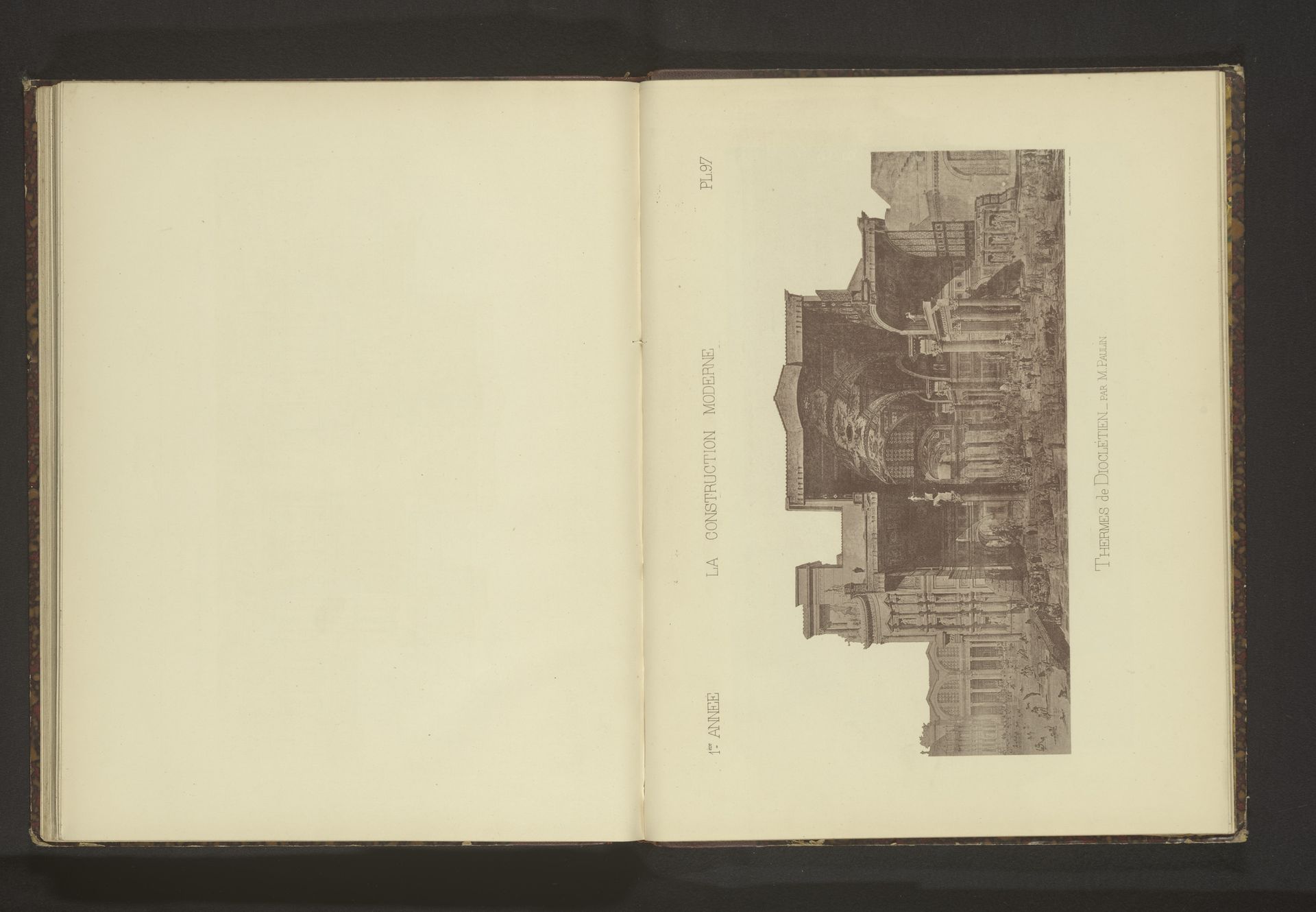 Reproductie van een ontwerp van de Baden van Diocletianus door Edmond Paulin by Silvestre et Cie